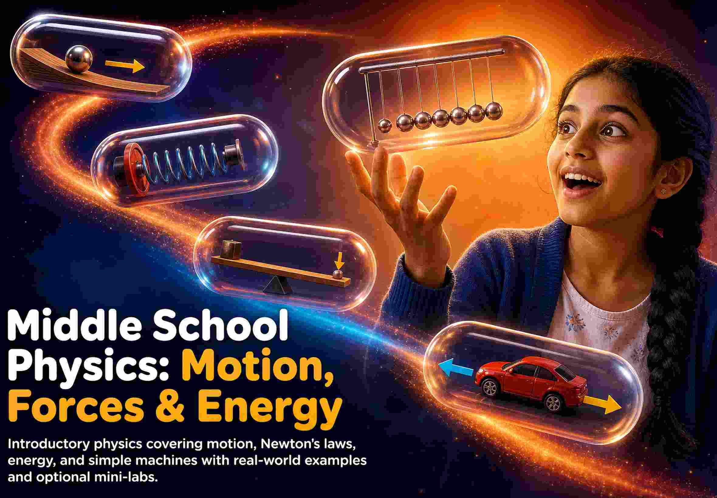 Middle School Physics: Motion, Forces & Energy