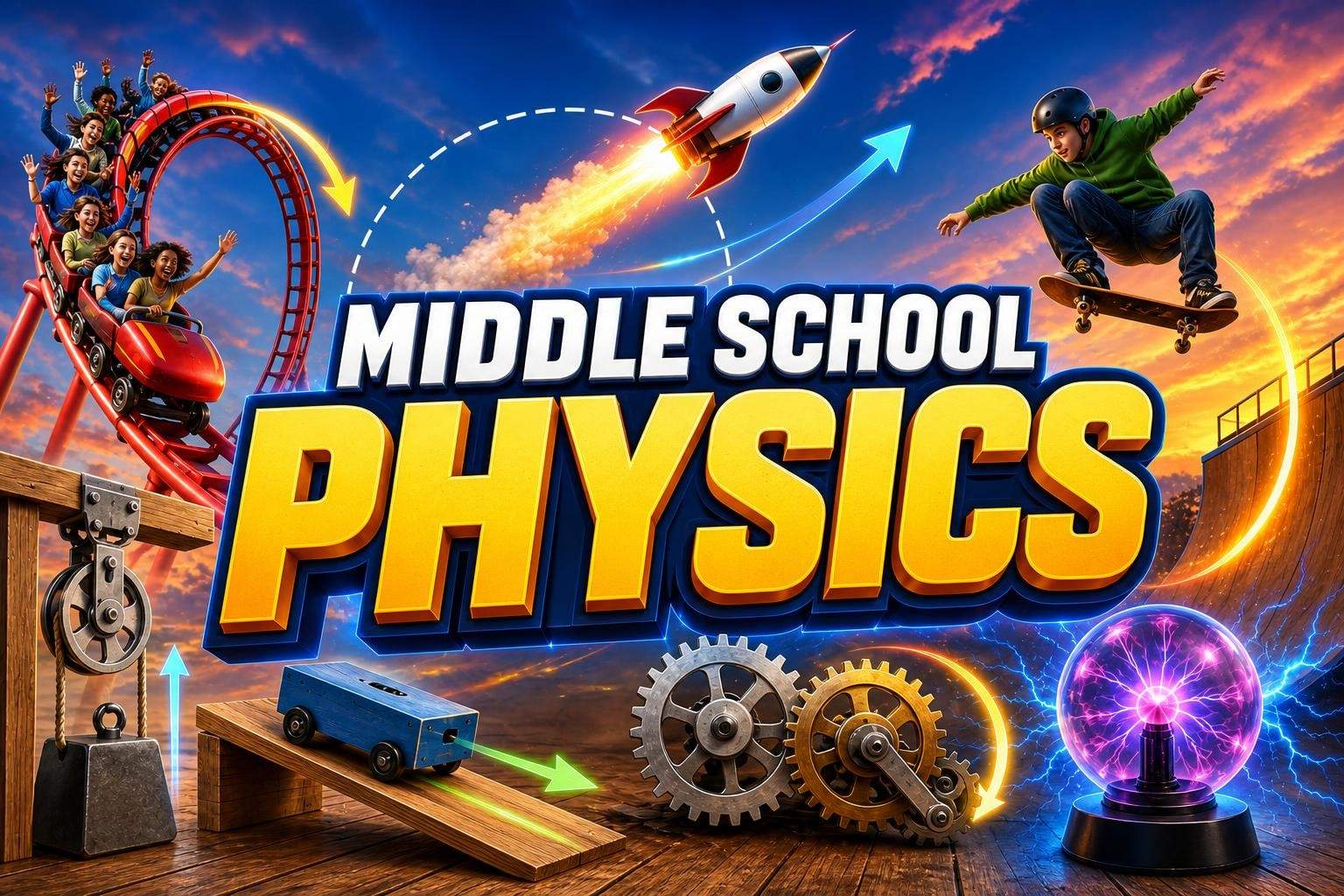 Middle School Physics: Motion, Forces, and Energy