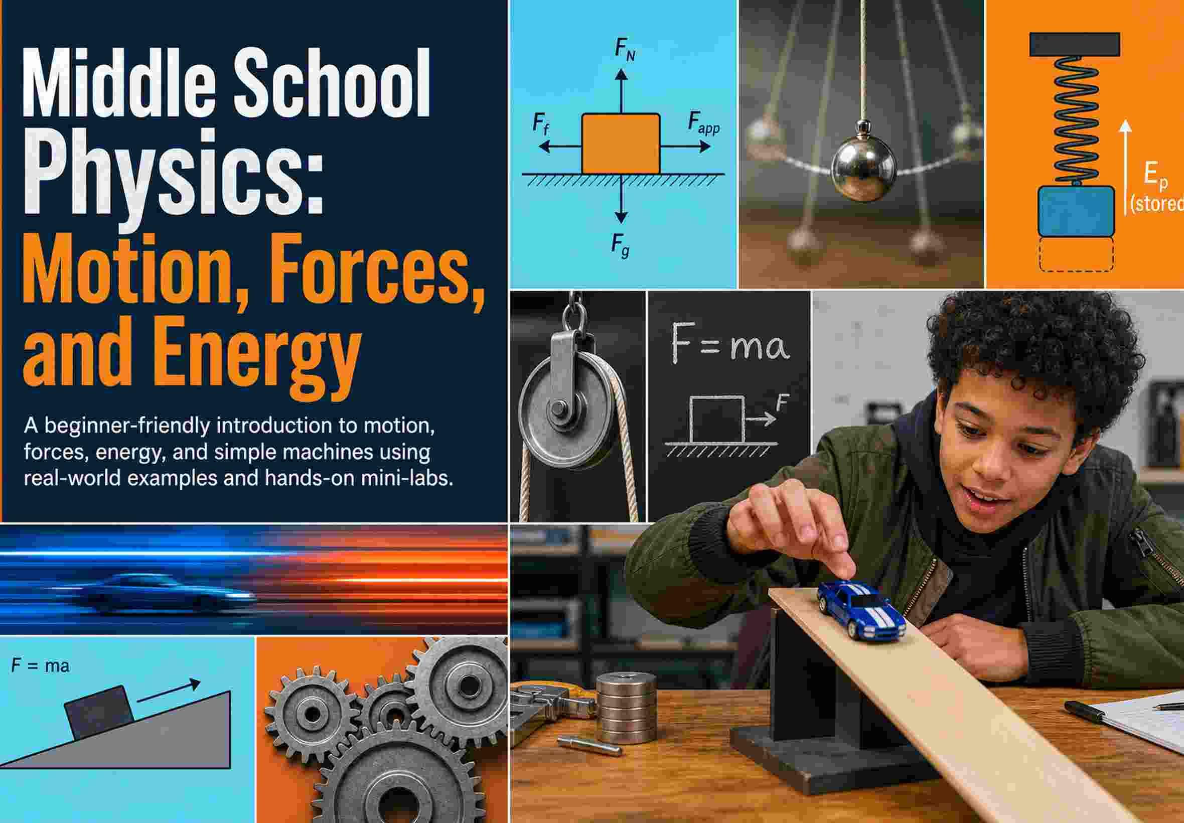 Middle School Physics: Motion, Forces, and Energy