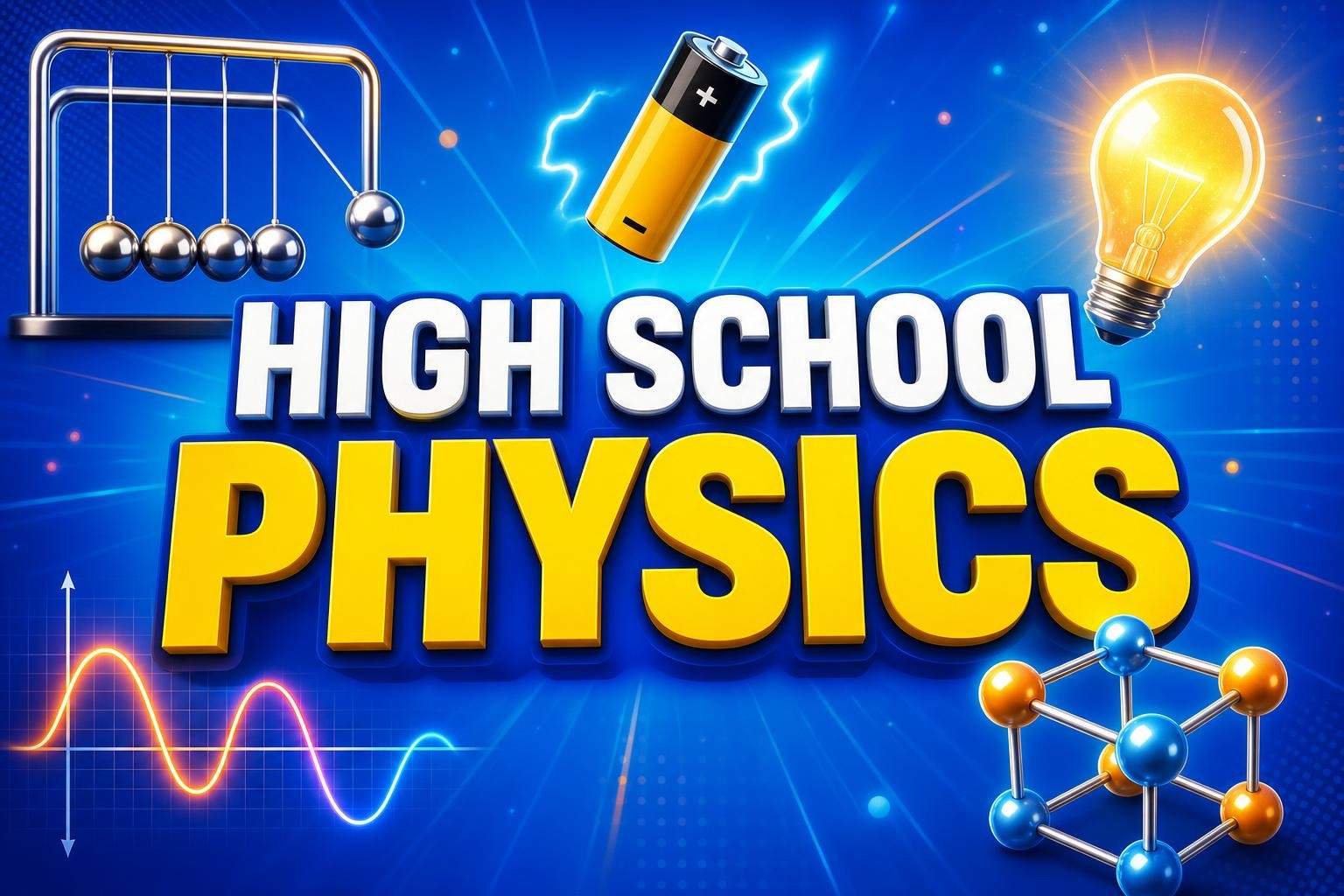 High School Physics Part 1: Motion, Forces & Energy (with Labs/Projects)