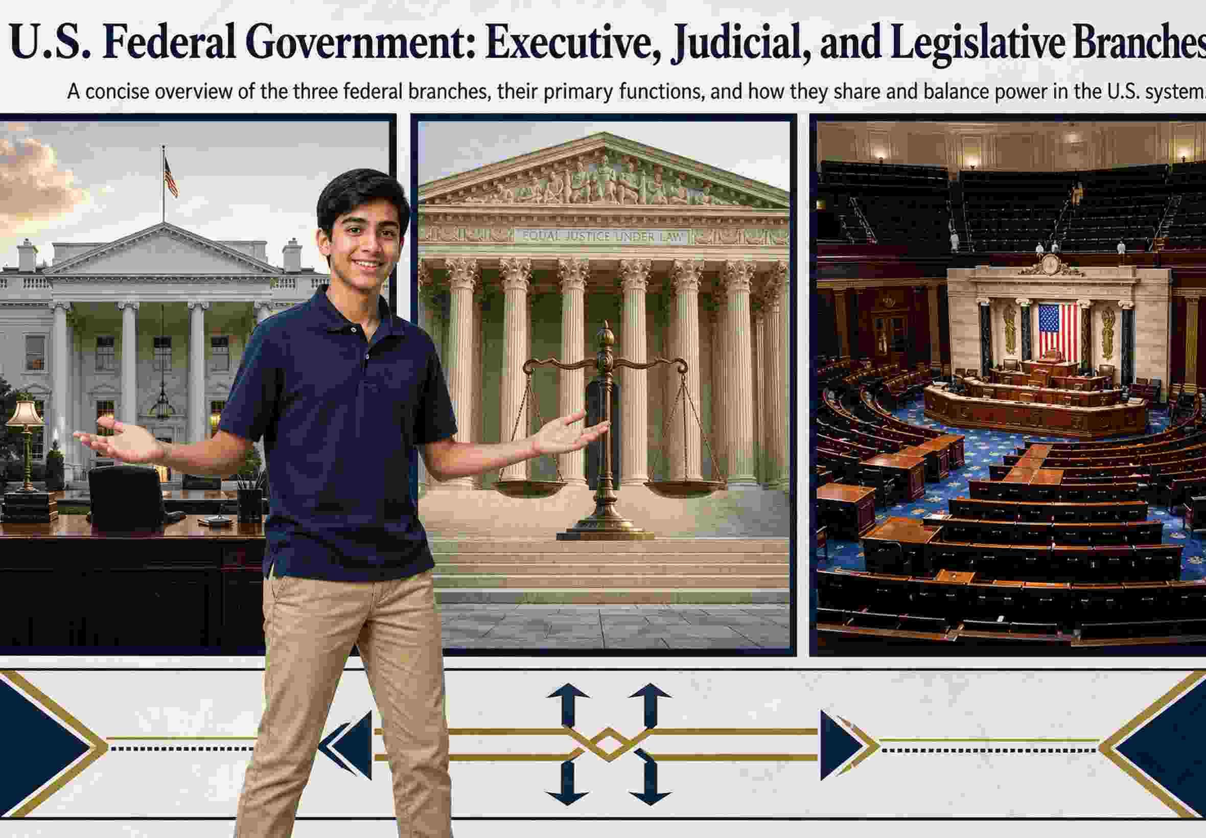 U.S. Federal Government: Executive, Judicial, and Legislative Branches