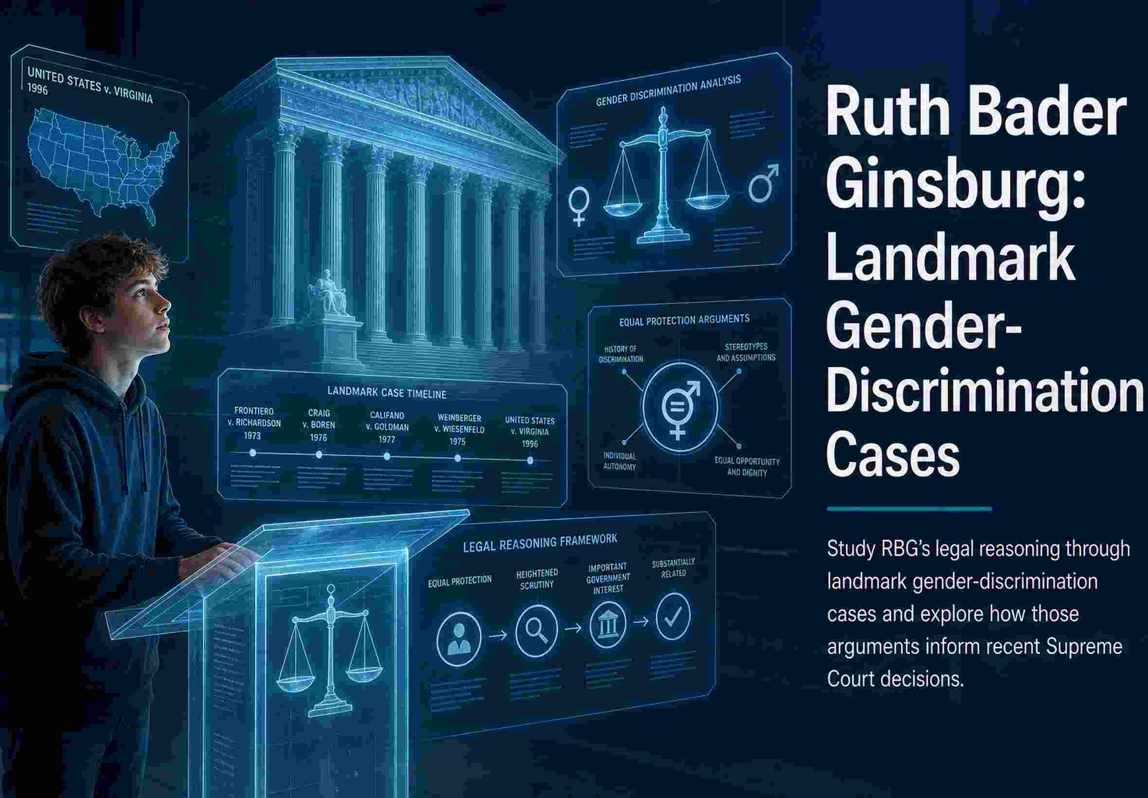 Ruth Bader Ginsburg: Landmark Gender-Discrimination Cases