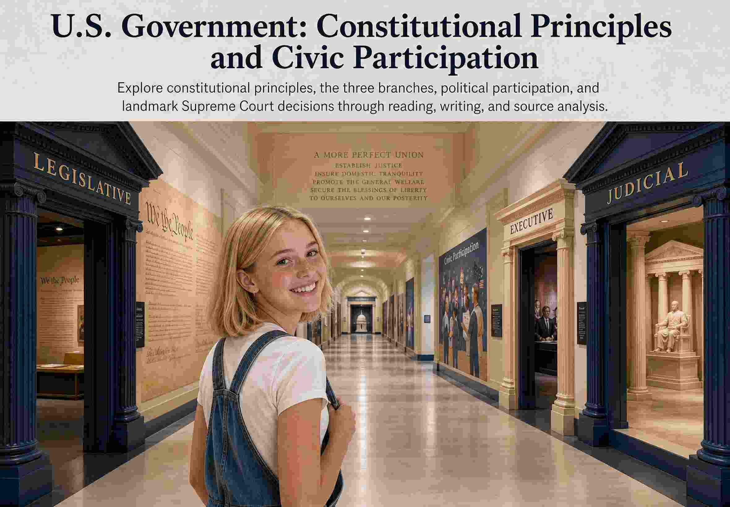 U.S. Government: Constitutional Principles and Civic Participation