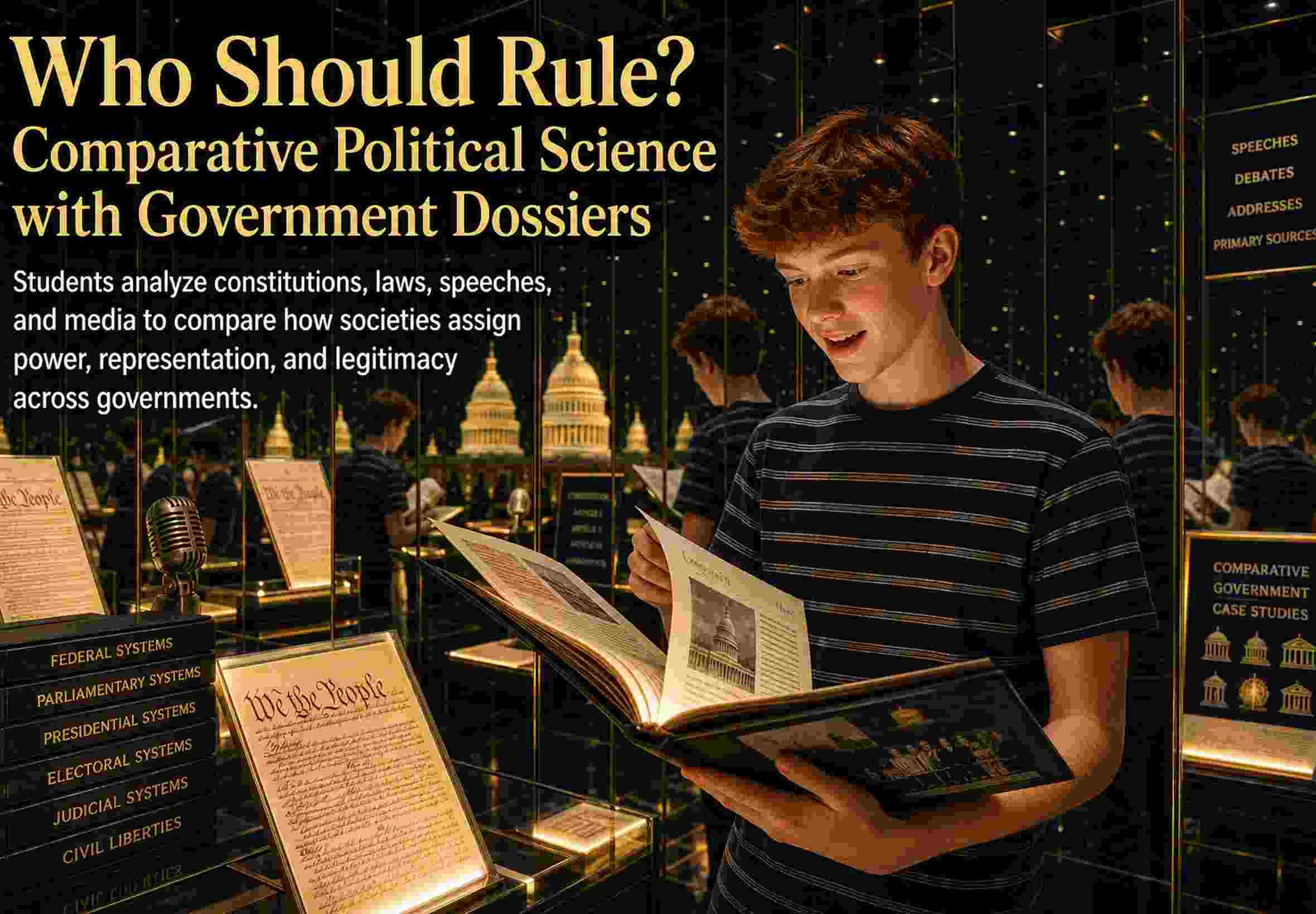 Who Should Rule? Comparative Political Science with Government Dossiers
