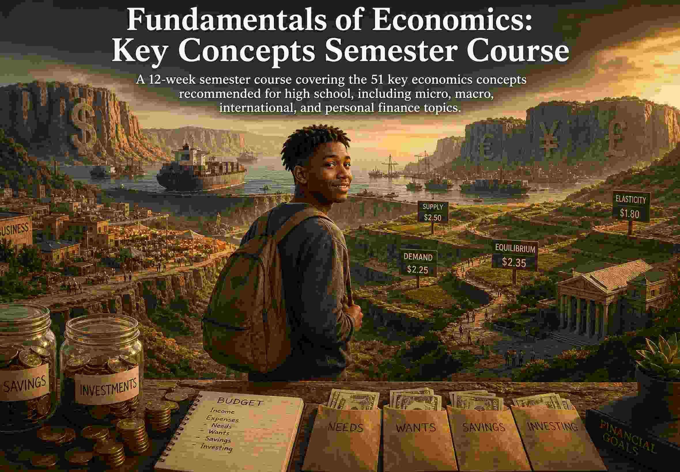 Fundamentals of Economics: Key Concepts Semester Course
