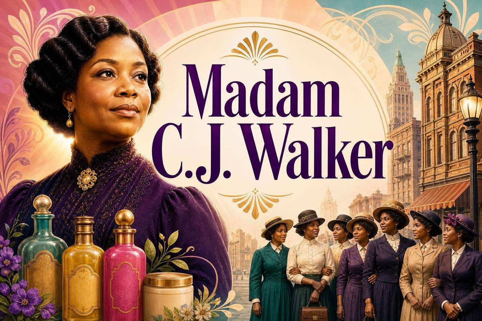 Madam C.J. Walker: Entrepreneurship, Beauty Industry, and Legacy