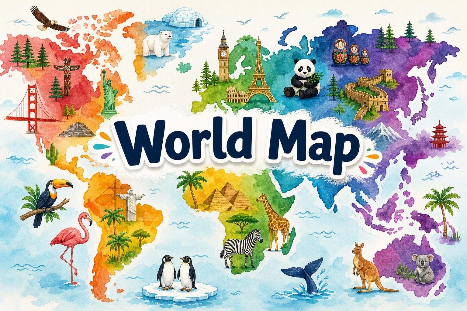 Continents & Oceans: World Geography Basics