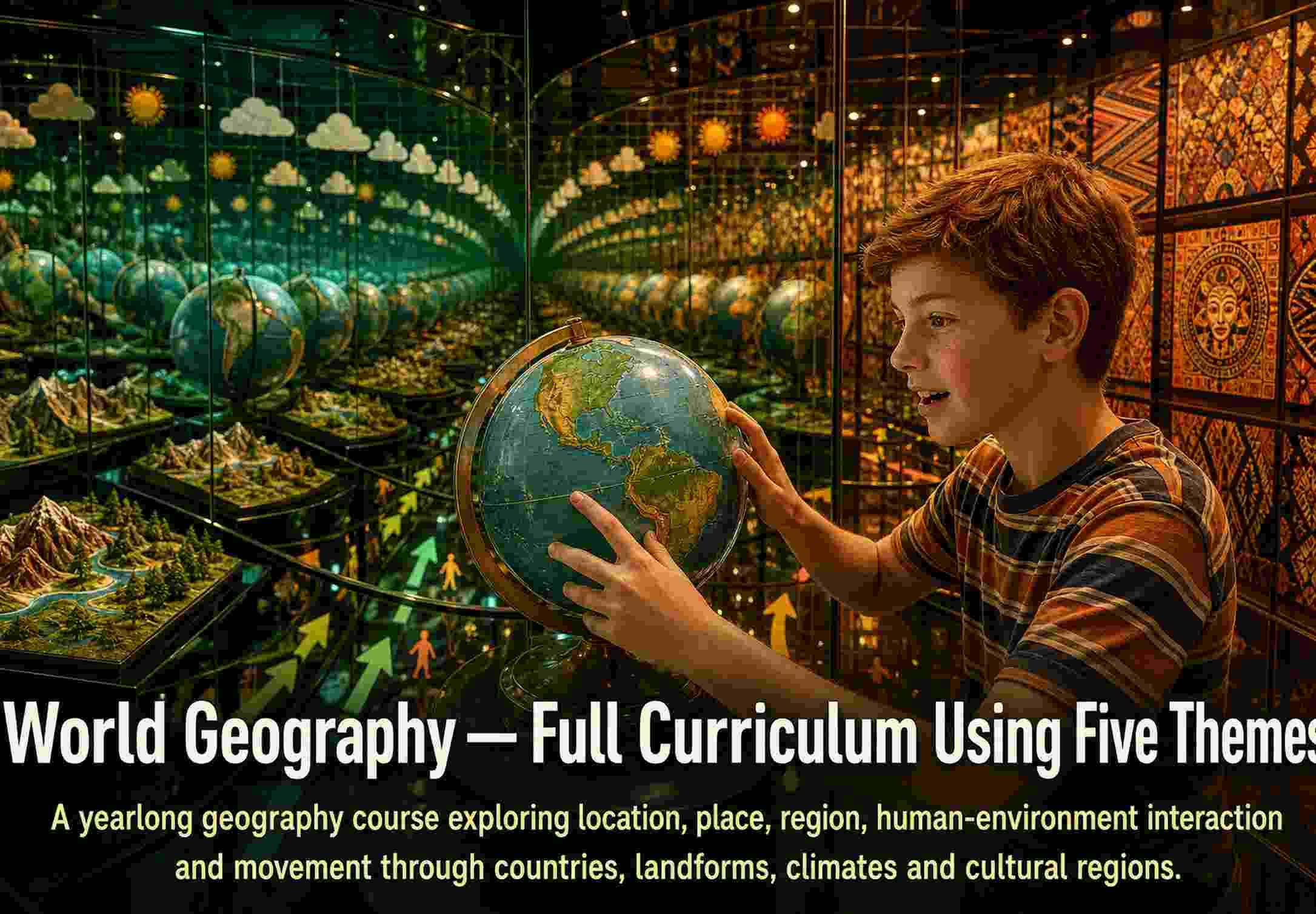 World Geography — Full Curriculum Using Five Themes