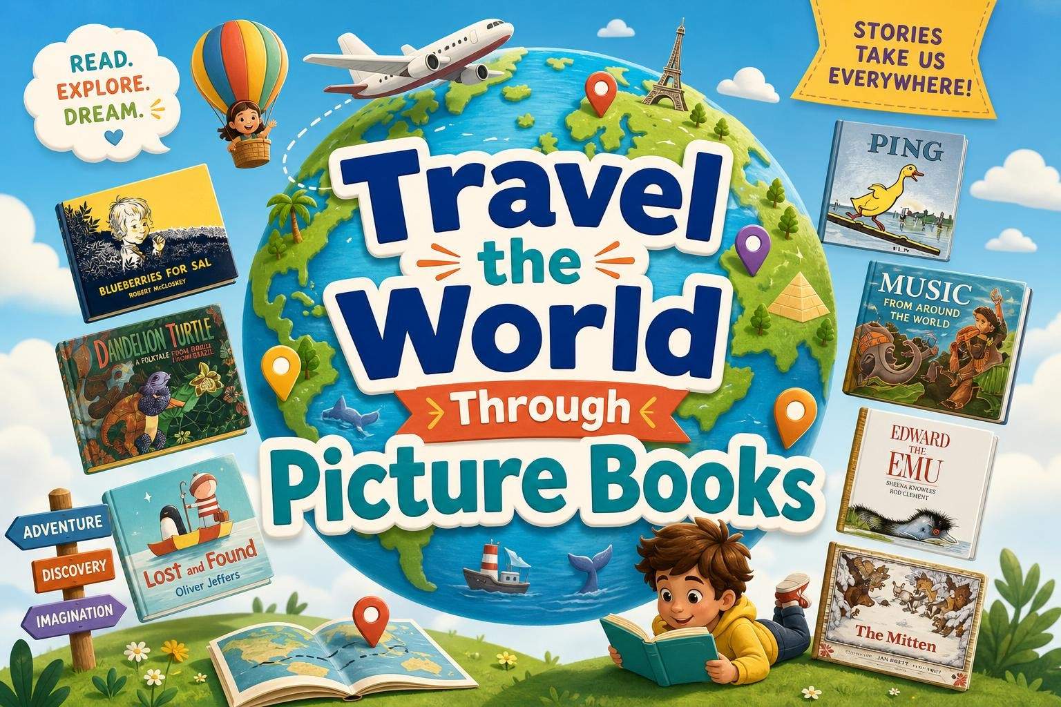 Intro to World Geography with Picture Books — Map Skills & Cultures