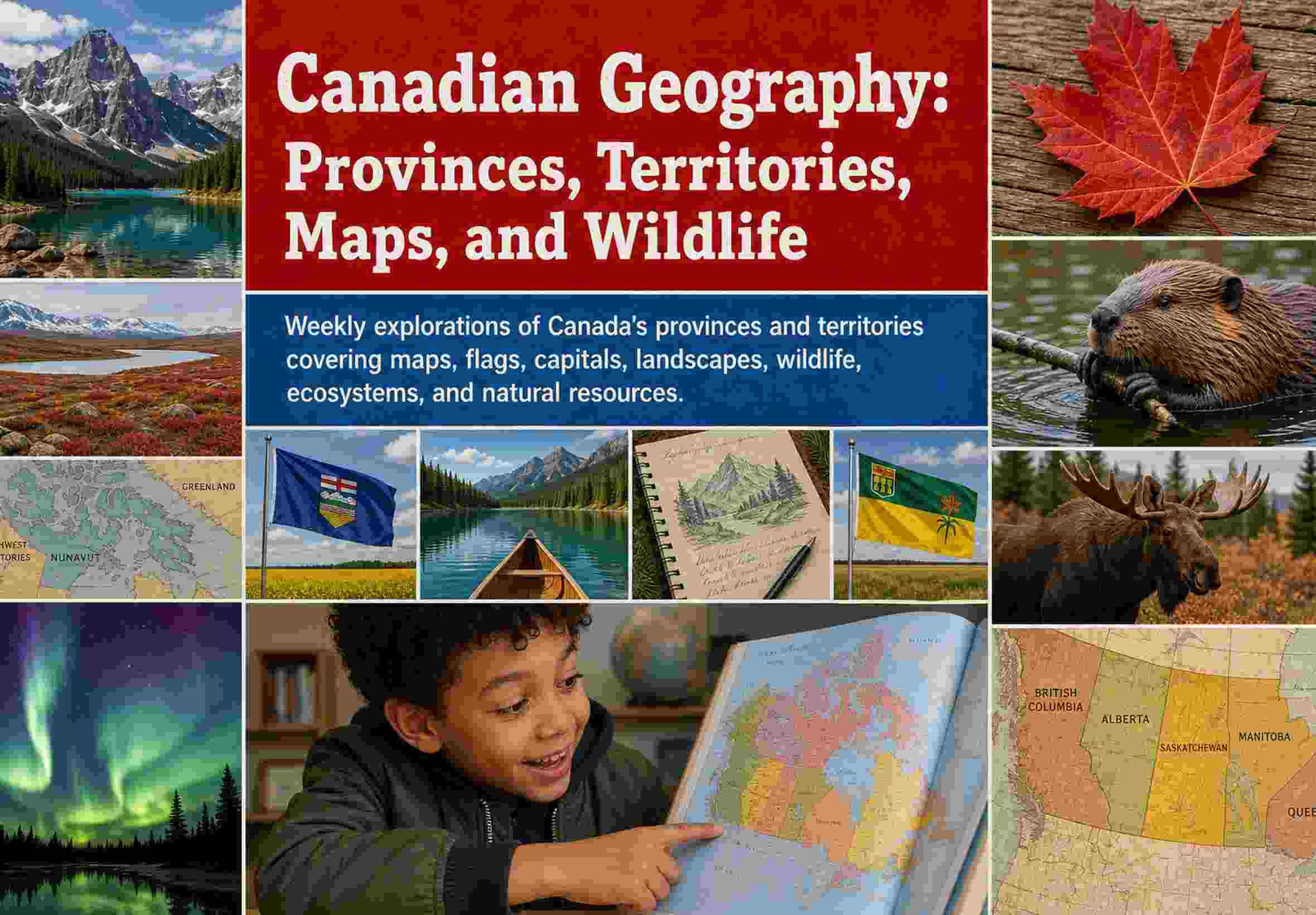 Canadian Geography: Provinces, Territories, Maps, and Wildlife