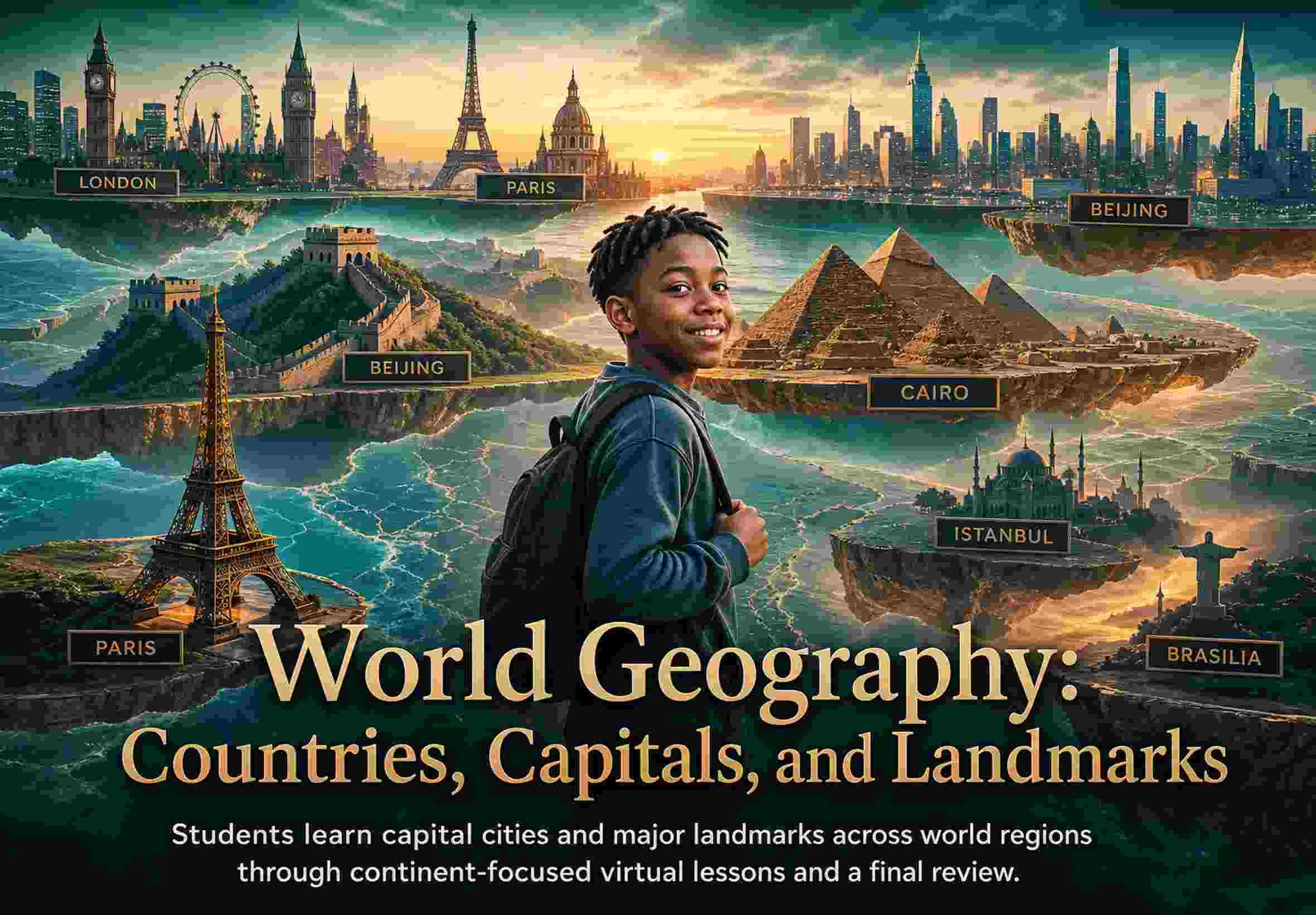 World Geography: Countries, Capitals, and Landmarks