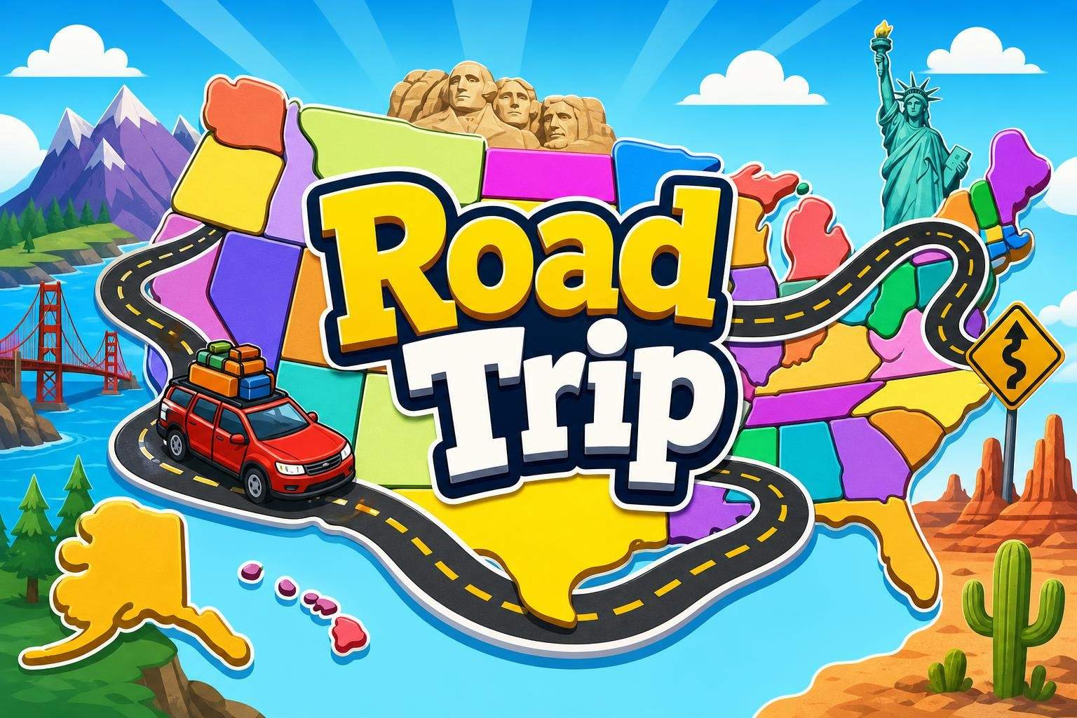 Geography Road Trip: U.S. States and Territories