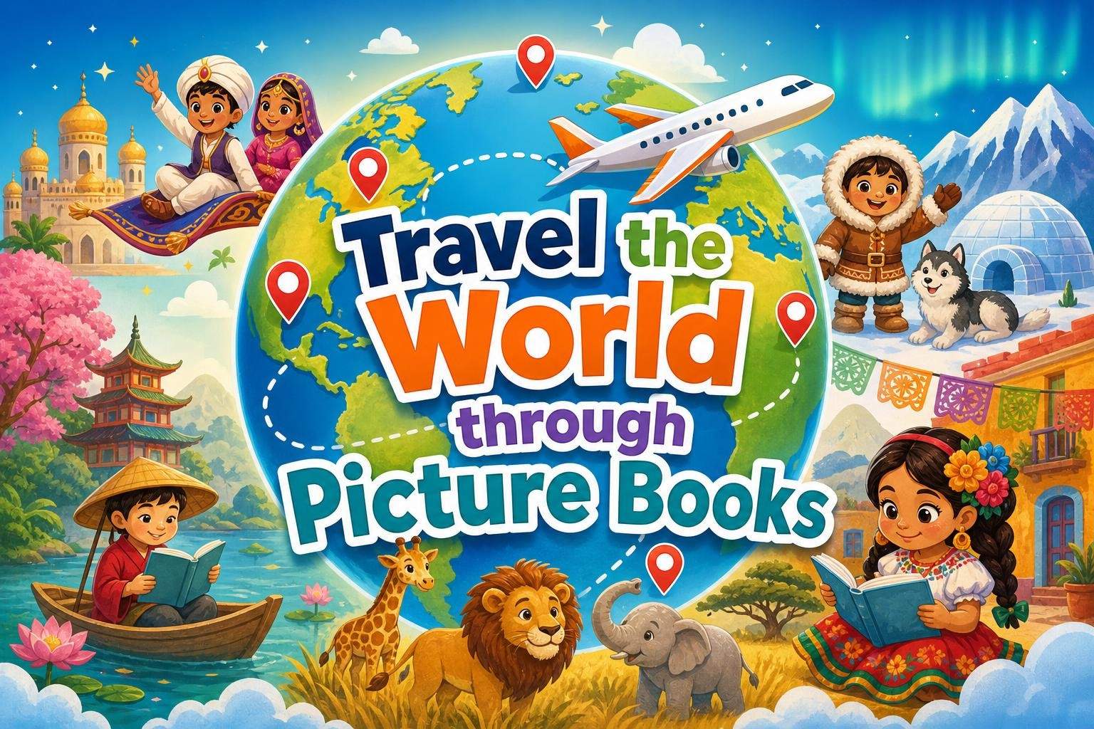 Travel the World with Picture Books: Continents, Maps, and Cultures