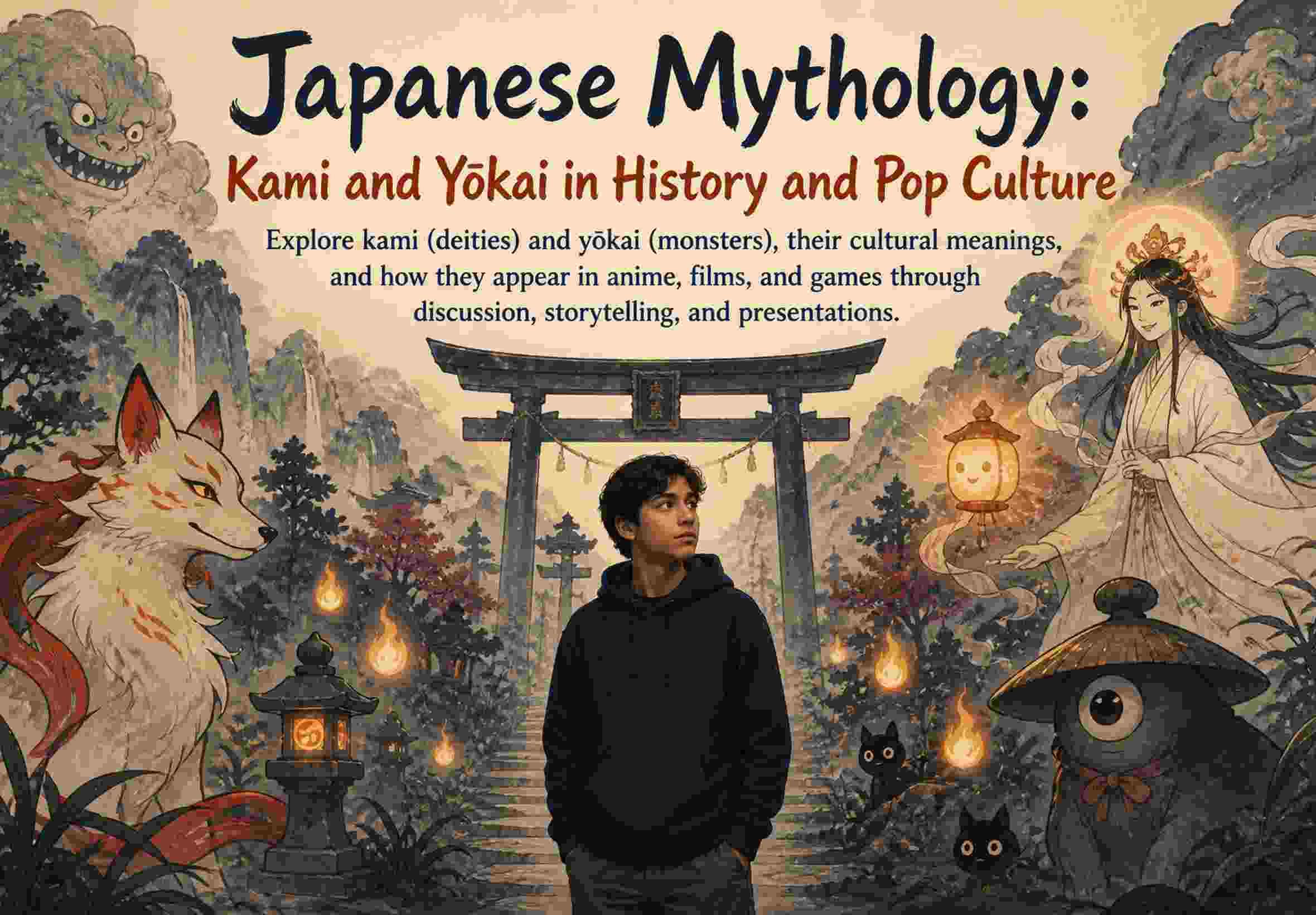 Japanese Mythology: Kami and Yōkai in History and Pop Culture