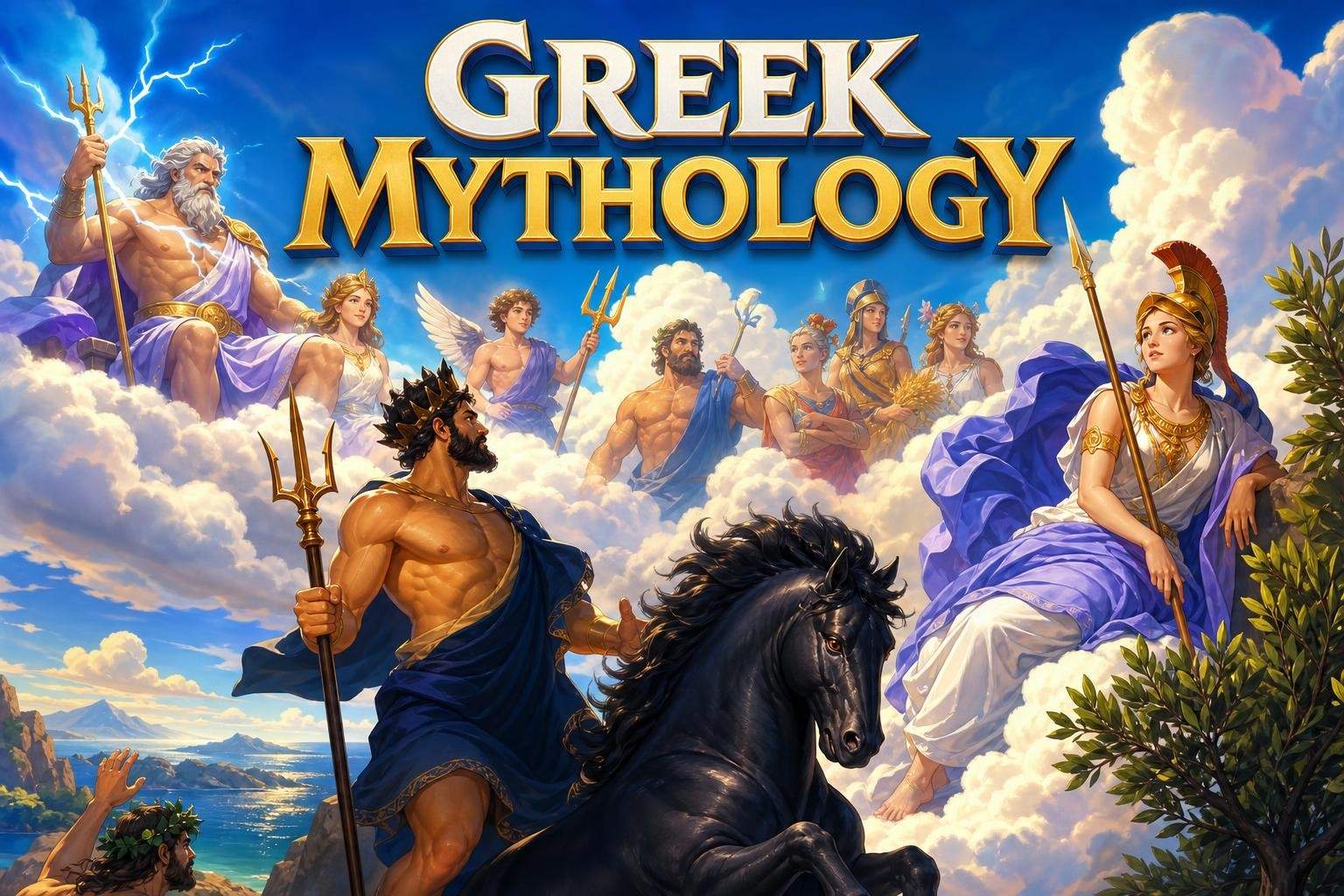 Greek Mythology with D’Aulaires’ Book: Stories of Major Gods