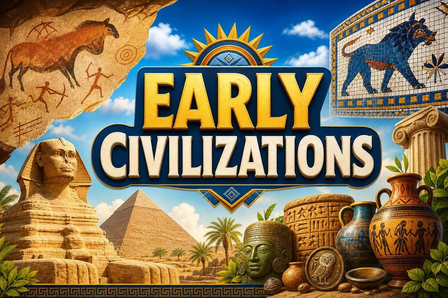 Ancient World History: Early Civilizations (Prehistory to Empires)