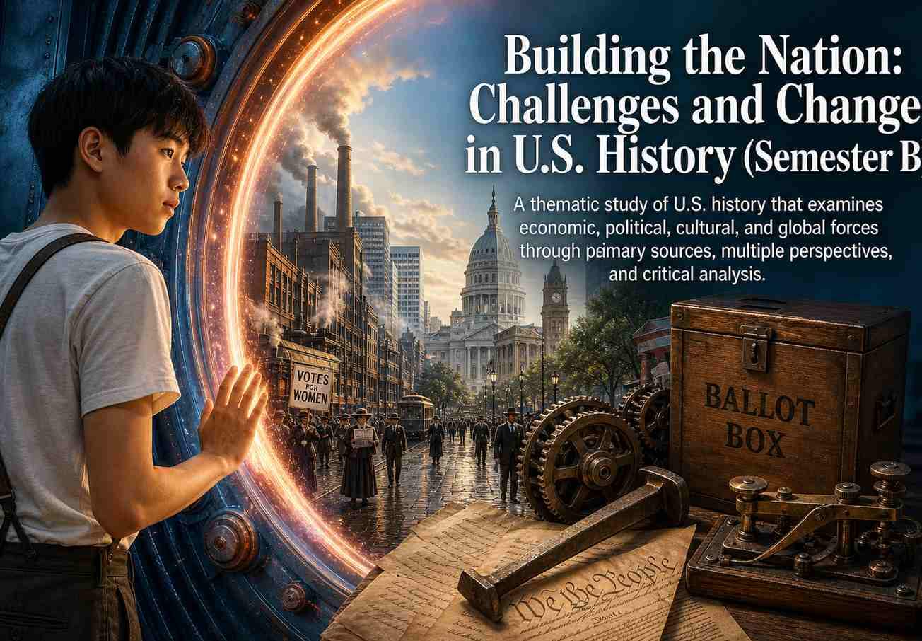 Building the Nation: Challenges and Change in U.S. History (Semester B)