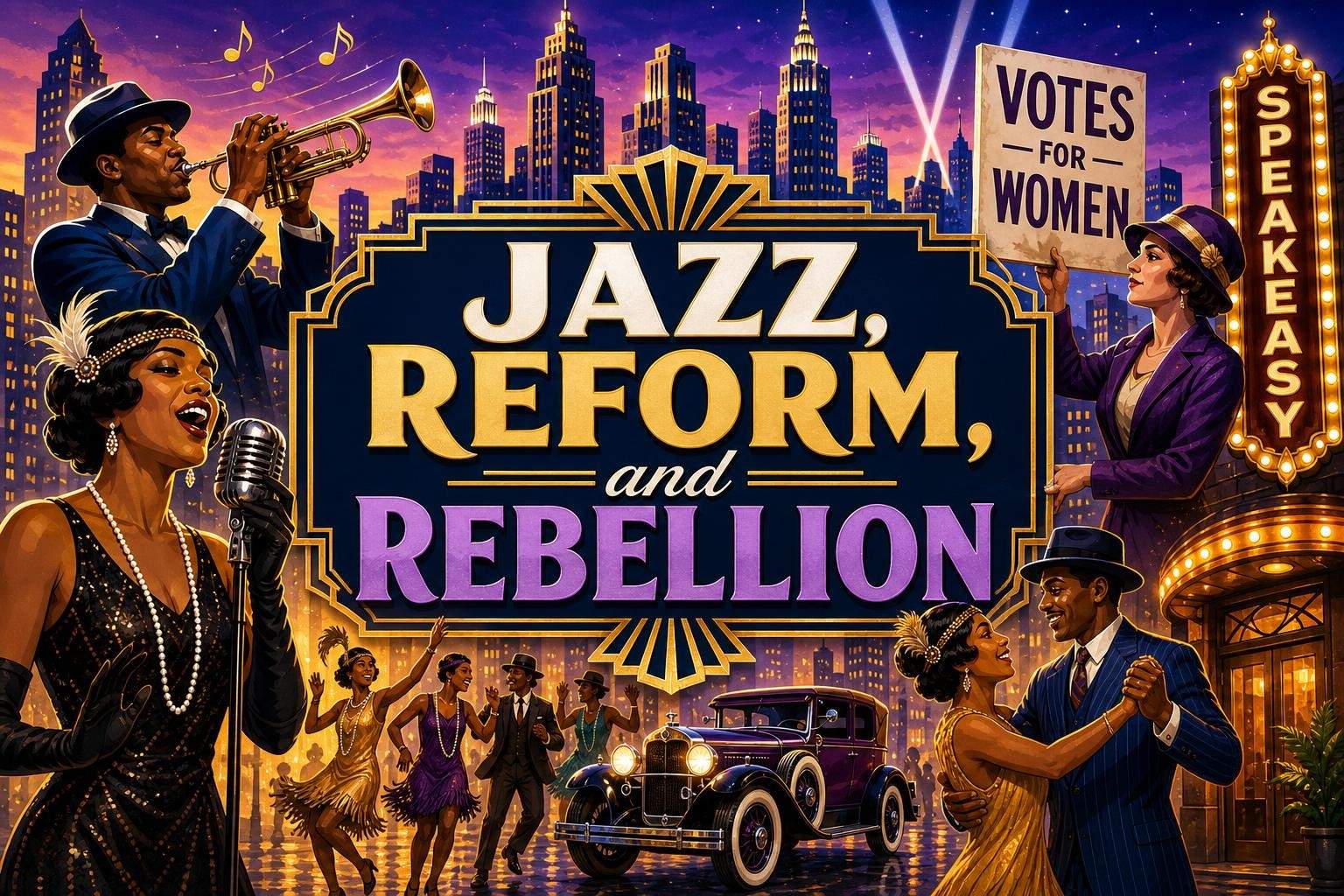 Jazz, Reform, and Rebellion: America in the 1920s