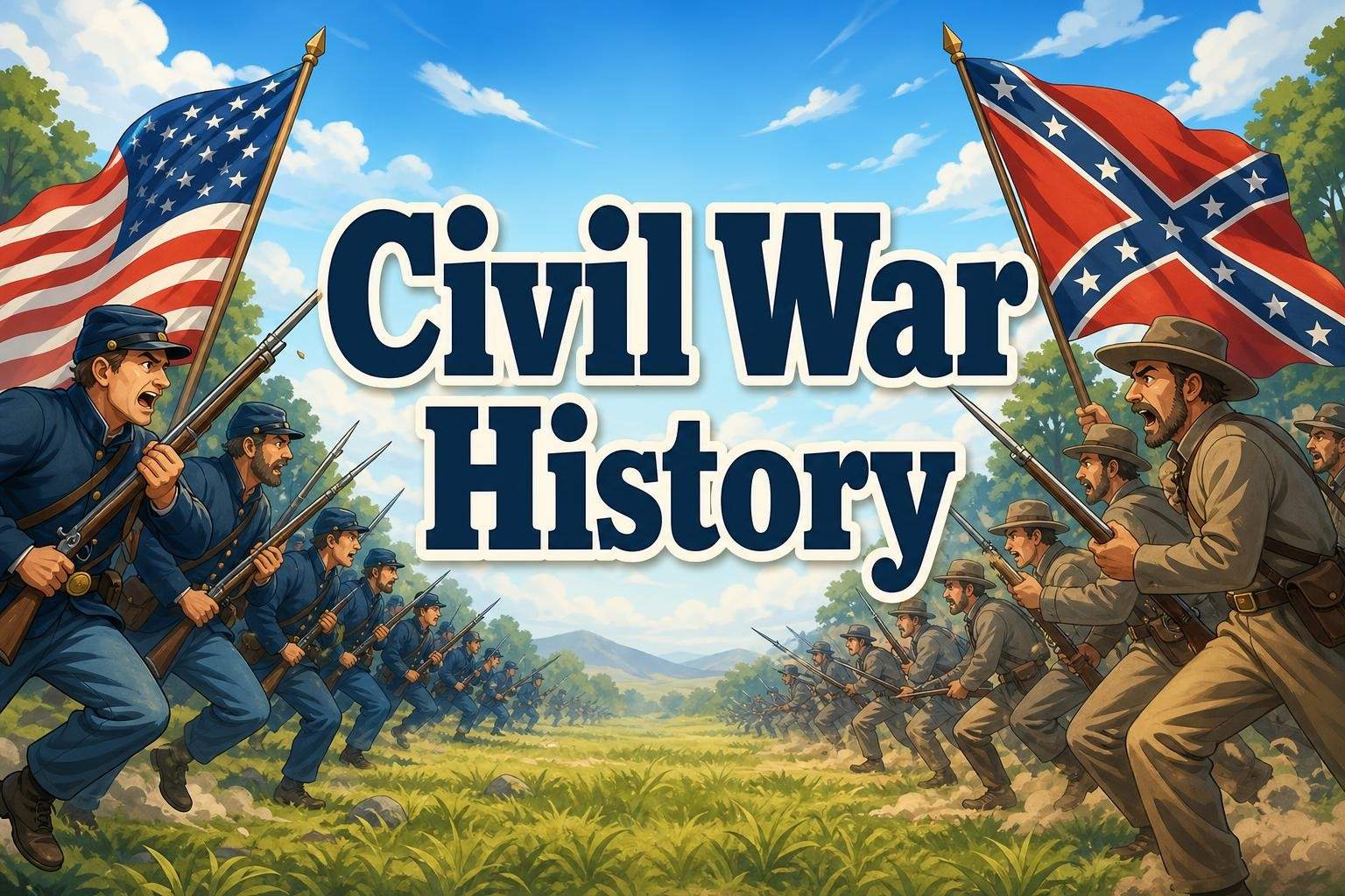 American Civil War: Causes, Campaigns, and Reconstruction