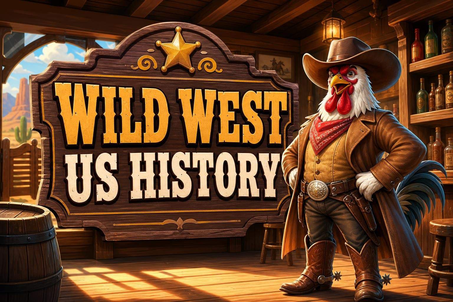 American Wild West History Through 'A Chicken Was There'