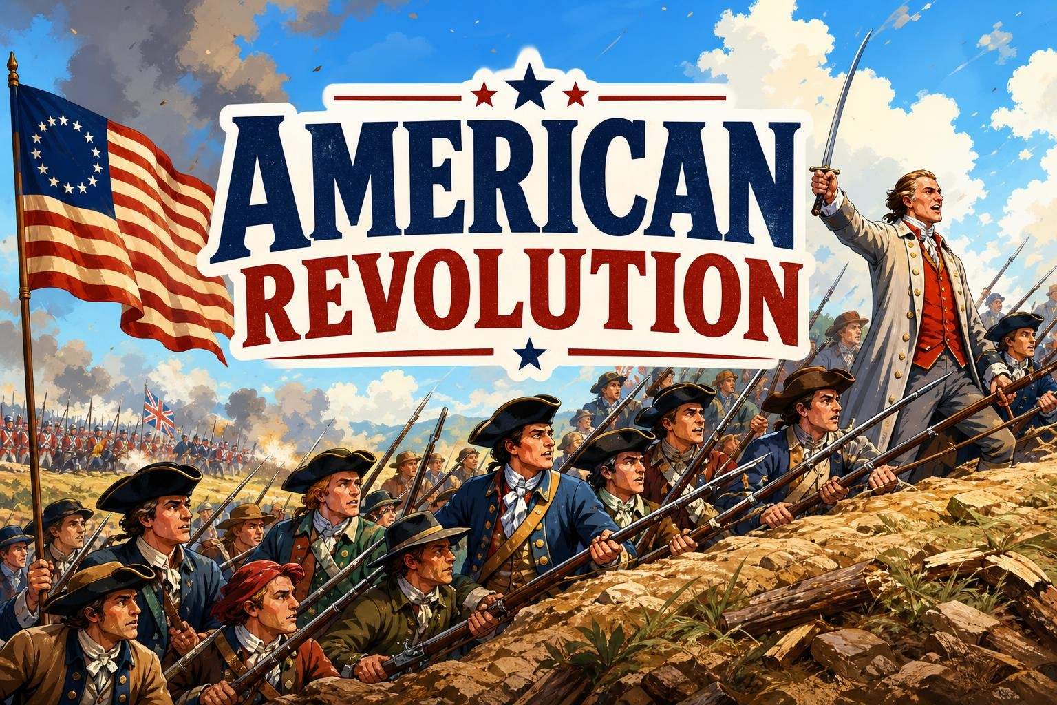 The American Revolutionary War: Causes, Campaigns, and Consequences