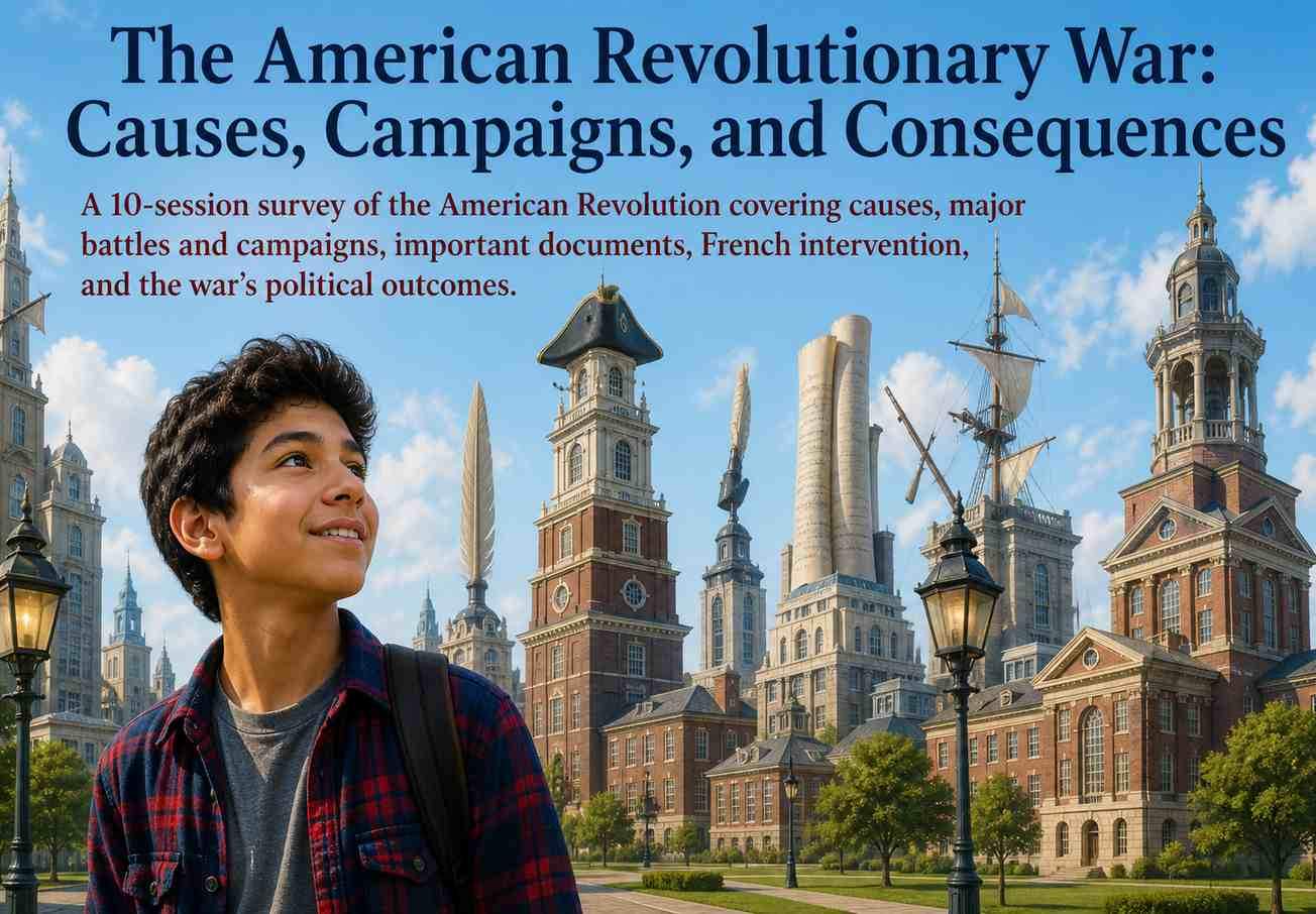 The American Revolutionary War: Causes, Campaigns, and Consequences