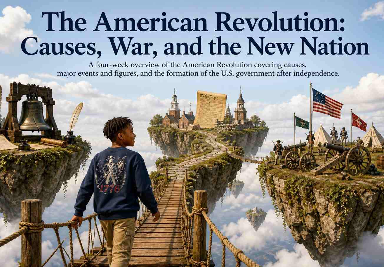 The American Revolution: Causes, War, and the New Nation