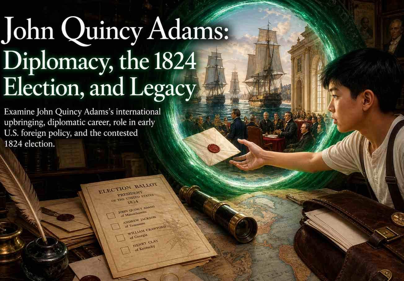 John Quincy Adams: Diplomacy, the 1824 Election, and Legacy