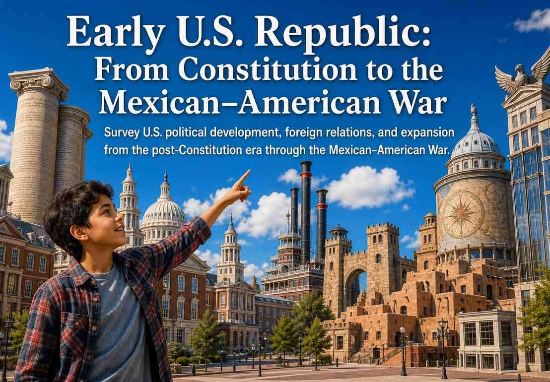 Early U.S. Republic: From Constitution to the Mexican–American War