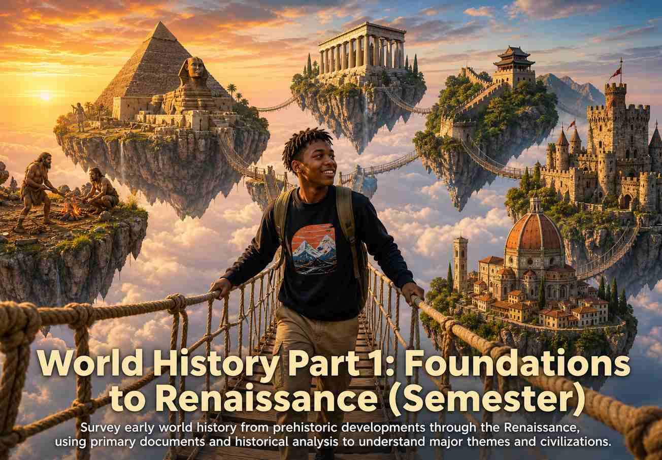 World History Part 1: Foundations to Renaissance (Semester)