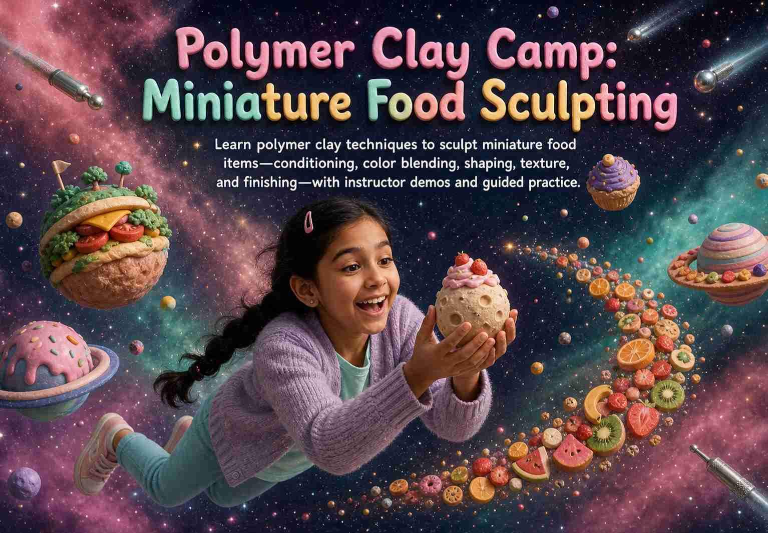 Polymer Clay Camp: Miniature Food Sculpting