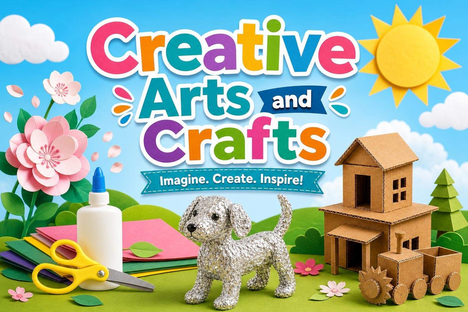 3D Art: Paper, Foil & Cardboard Creations