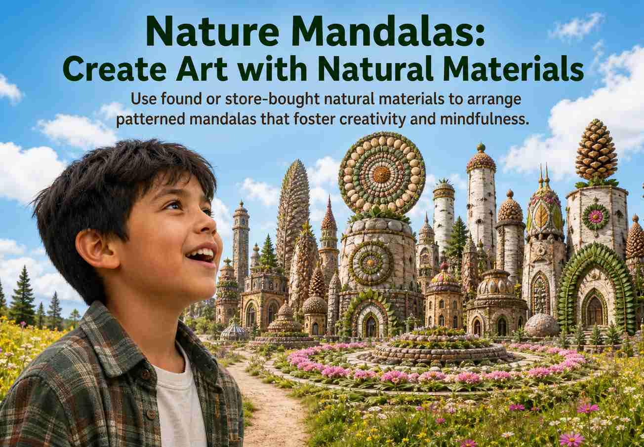 Nature Mandalas: Create Art with Natural Materials