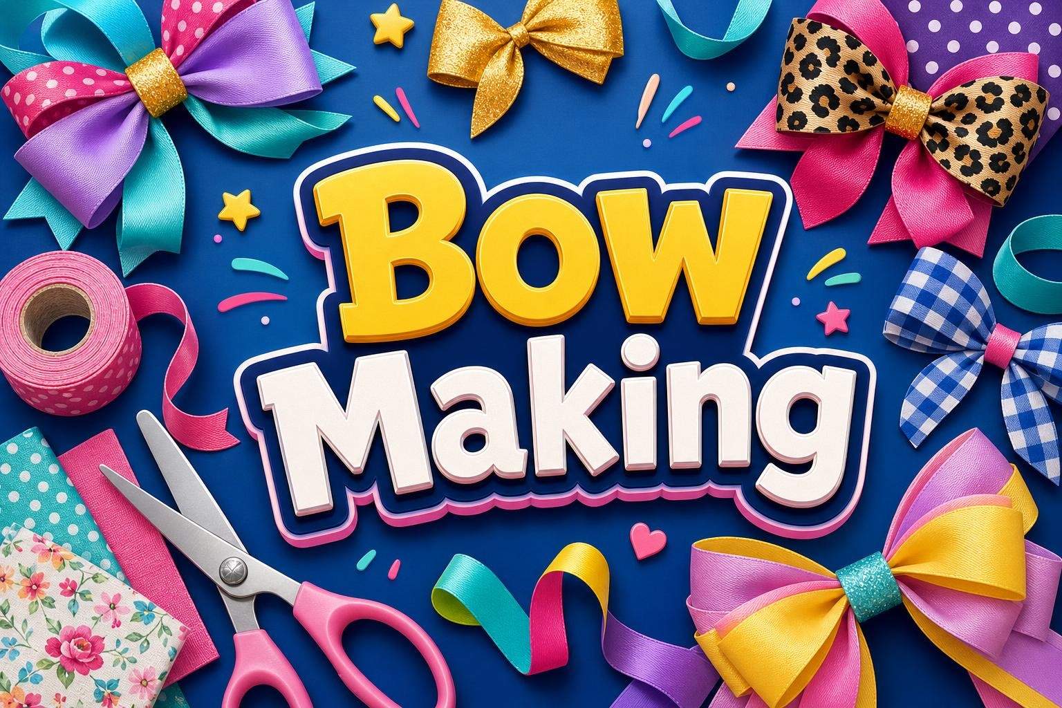 Handmade Bows: Bow Tie and Pinwheel Bow Crafting