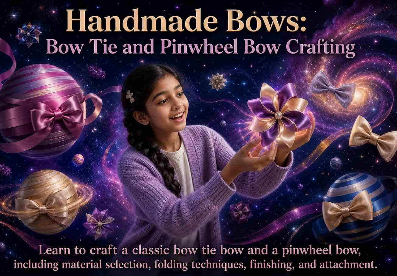 Handmade Bows: Bow Tie and Pinwheel Bow Crafting
