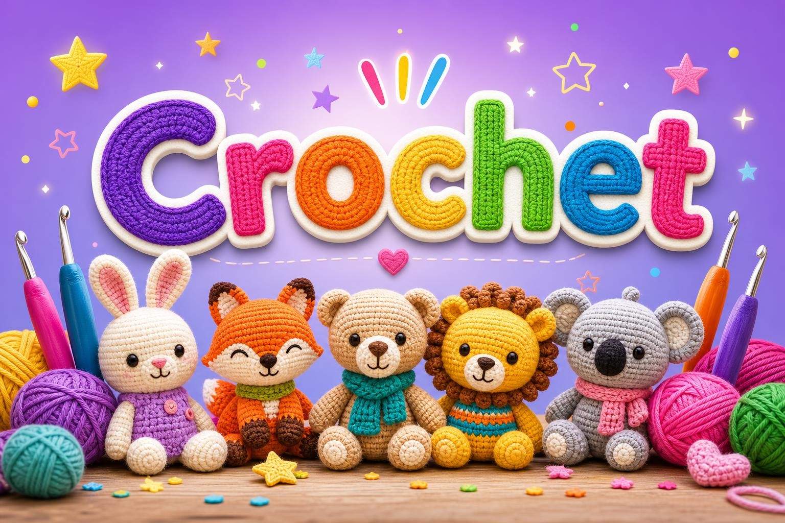 Beginner Crochet Camp: Five Small Projects