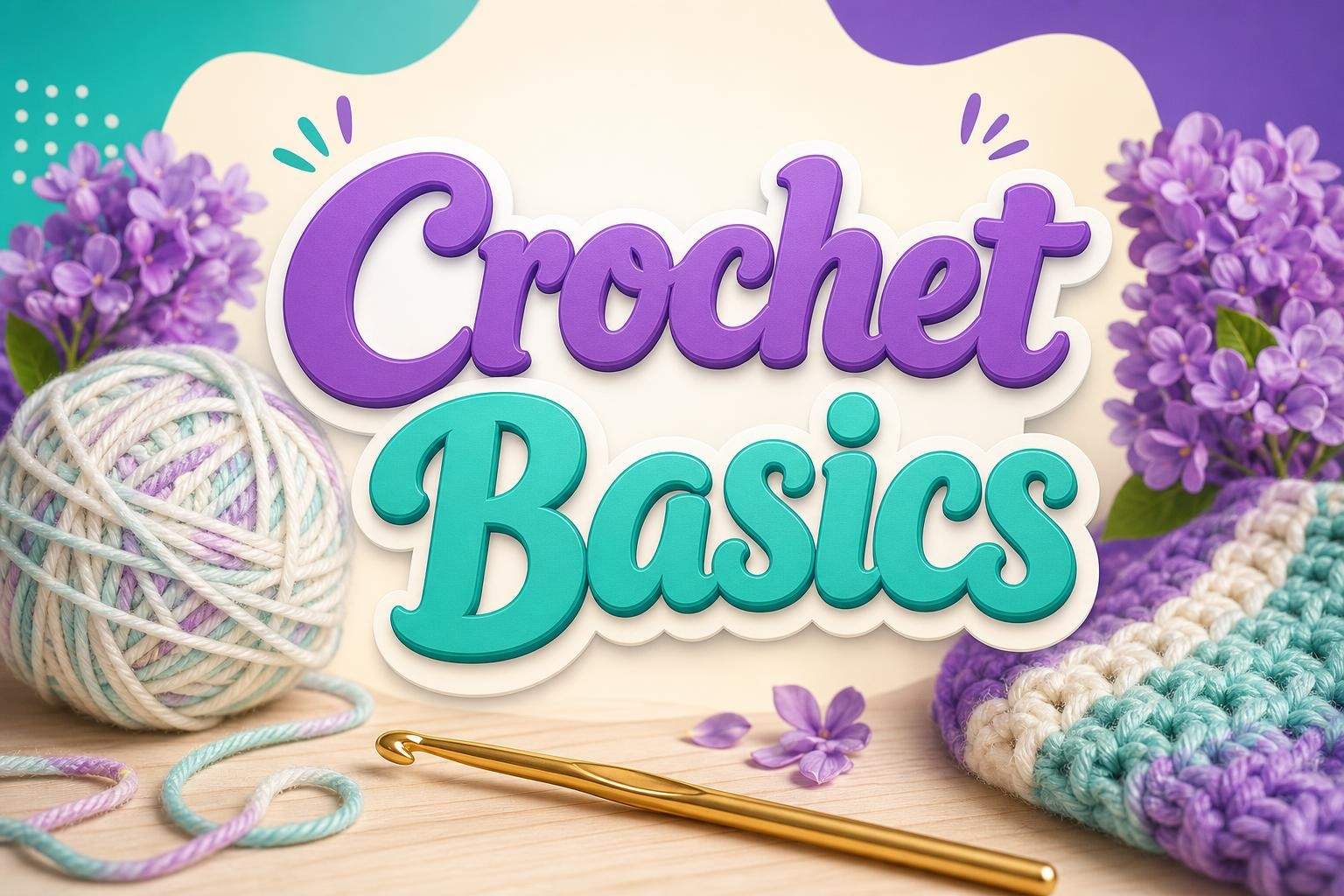 Beginner Crochet: Stitches to Project Completion