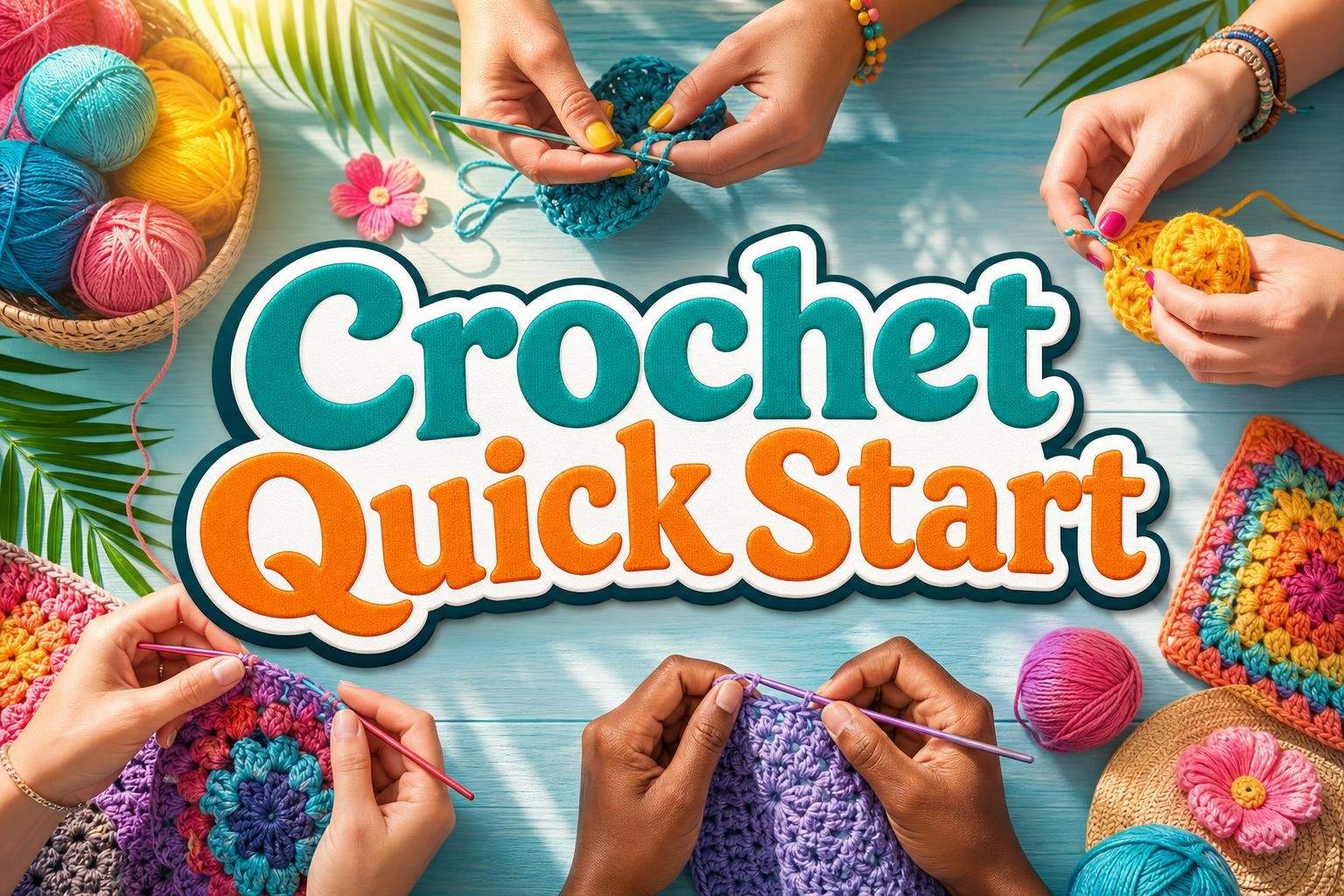 Crochet Basics: Chains, Single & Double Crochet, Beginner Projects