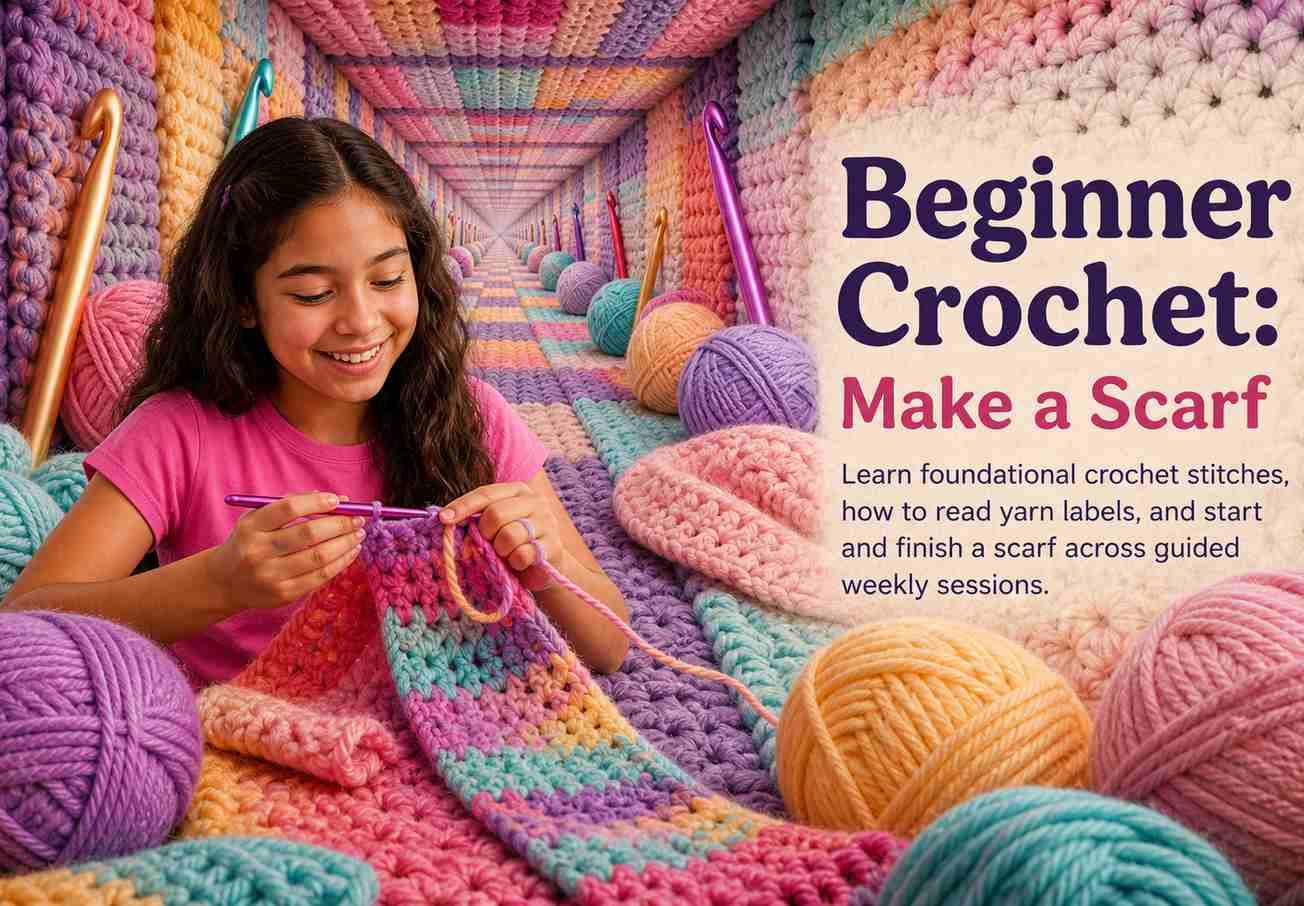 Beginner Crochet: Make a Scarf