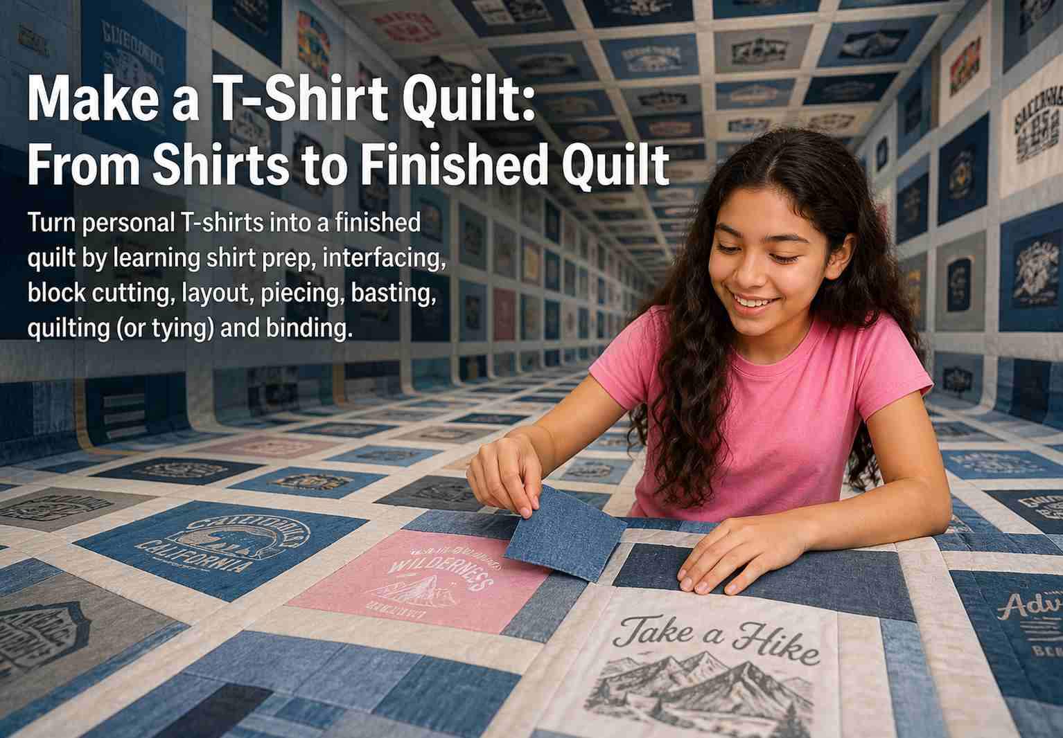 Make a T‑Shirt Quilt: From Shirts to Finished Quilt