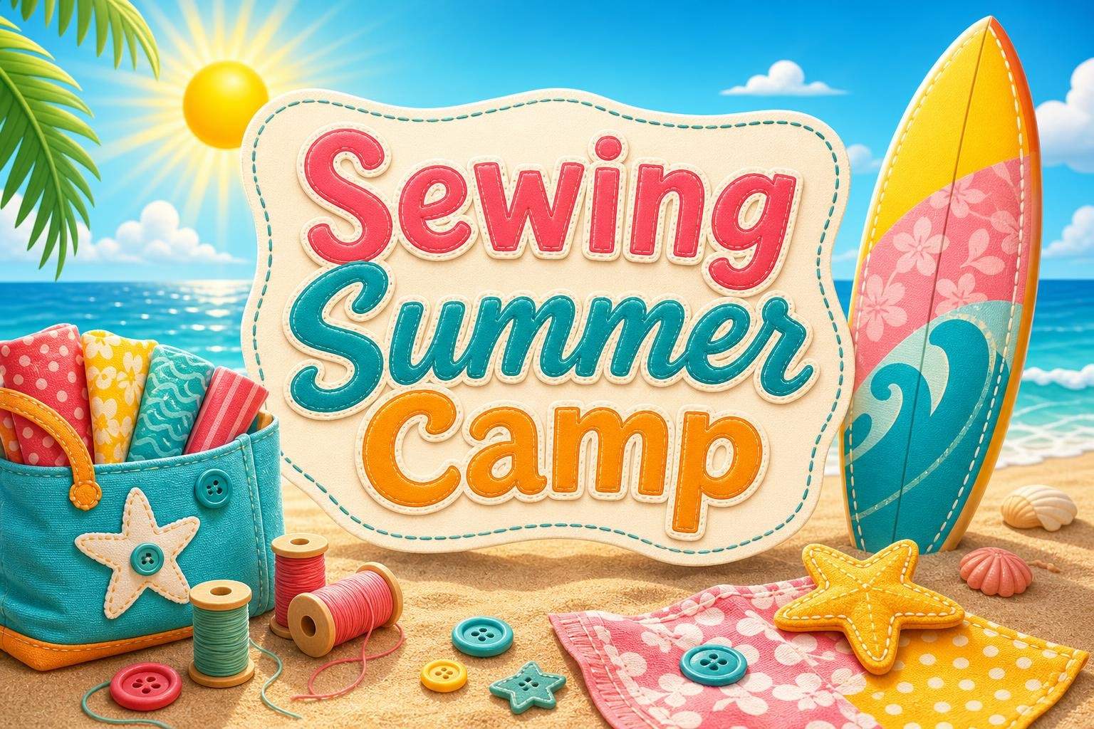 Sewing Camp: Make a Beach Bag and Shorts