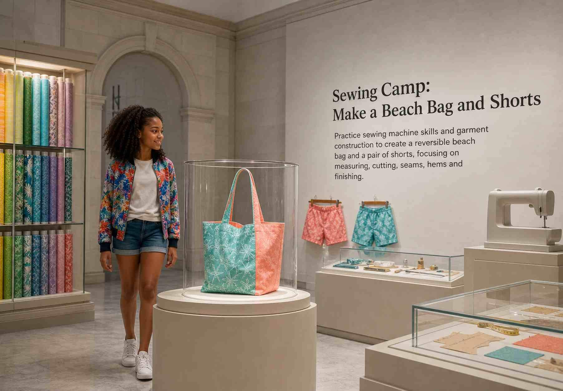 Sewing Camp: Make a Beach Bag and Shorts