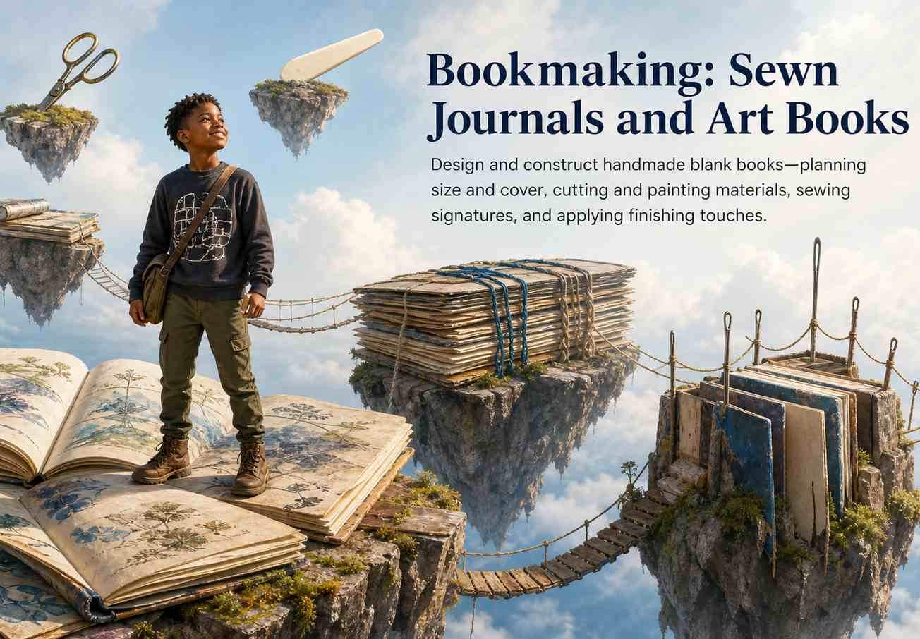 Bookmaking: Sewn Journals and Art Books