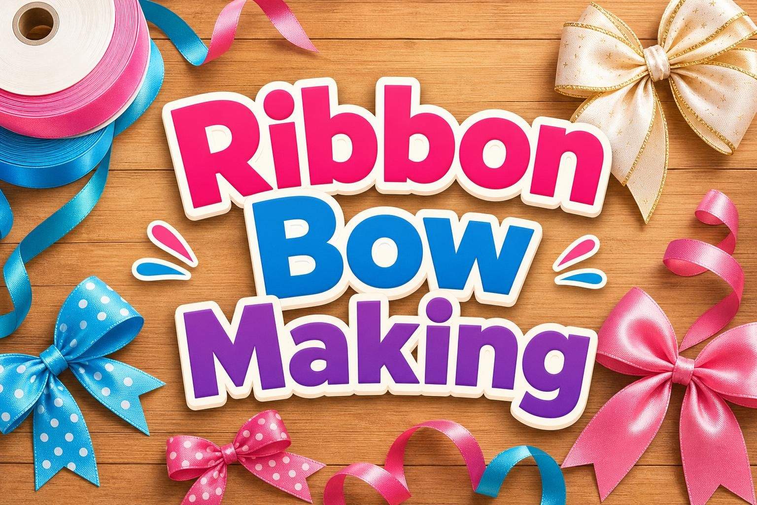 Sewing: Ribbon Bow Design & Basic Techniques