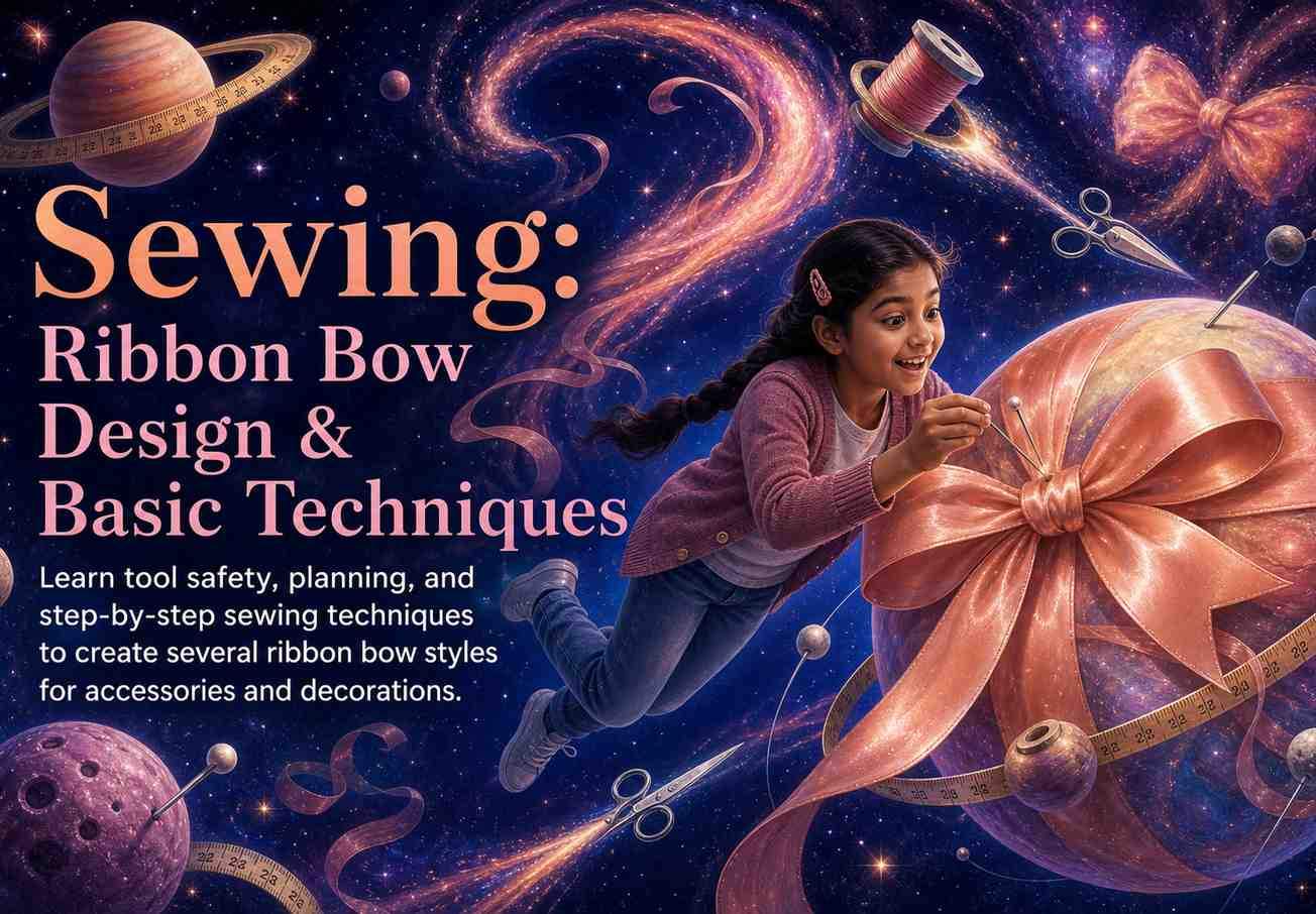 Sewing: Ribbon Bow Design & Basic Techniques