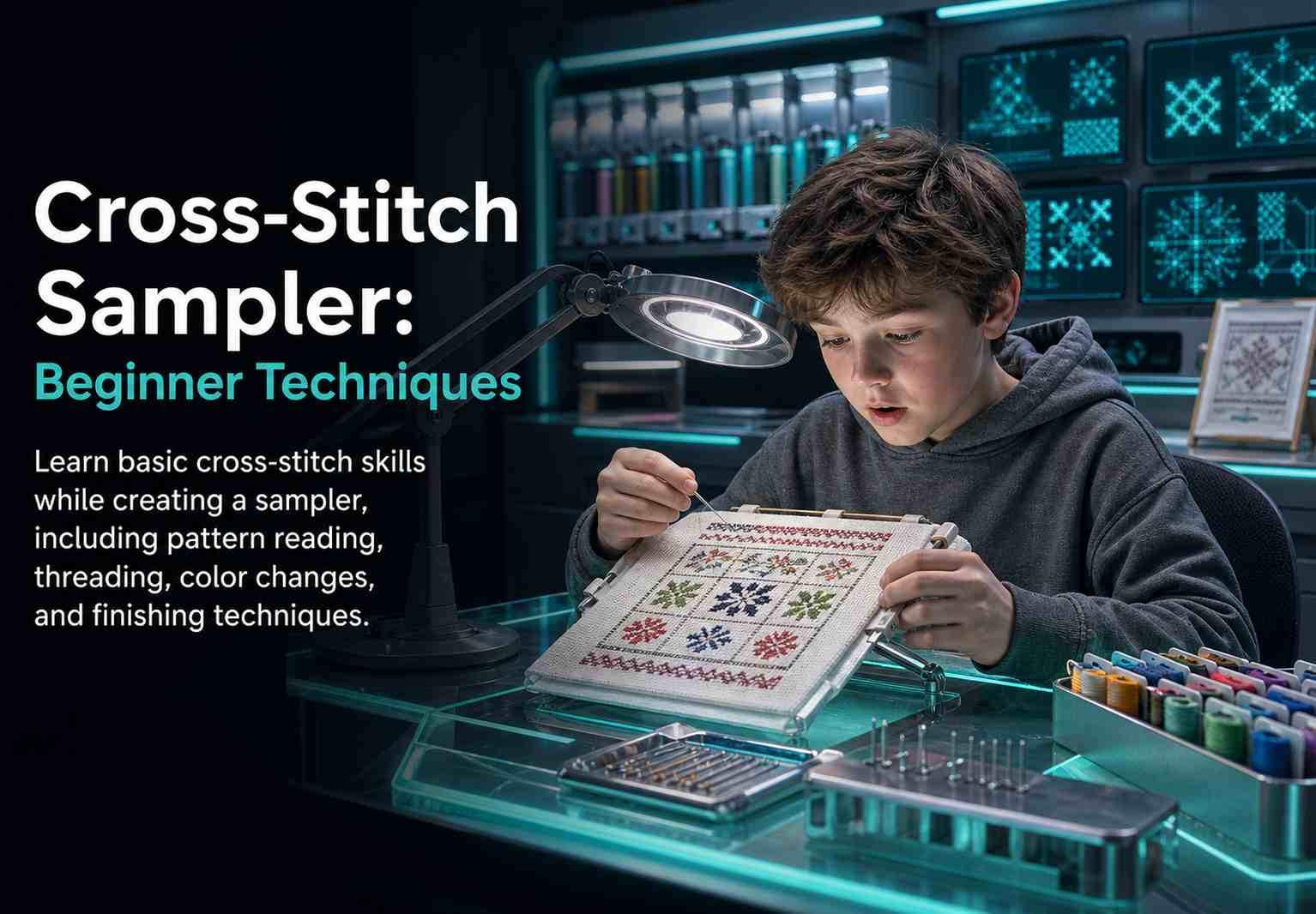 Cross-Stitch Sampler: Beginner Techniques