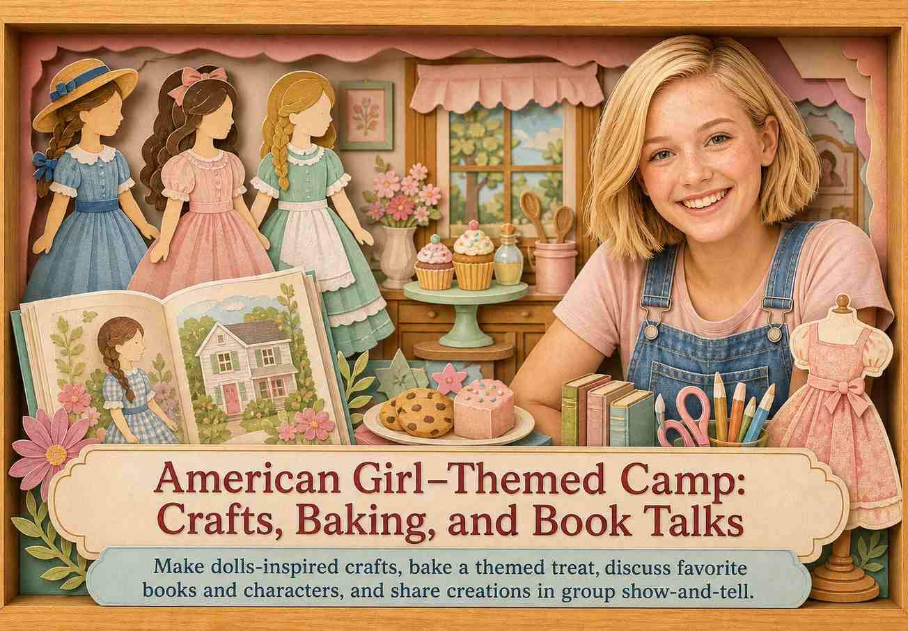 American Girl–Themed Camp: Crafts, Baking, and Book Talks