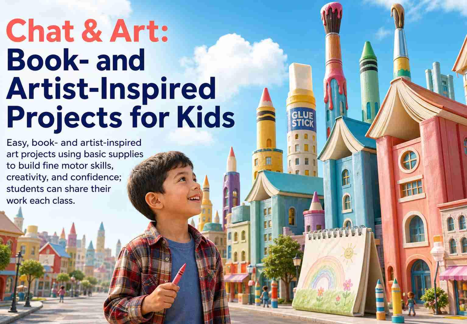 Chat & Art: Book- and Artist-Inspired Projects for Kids