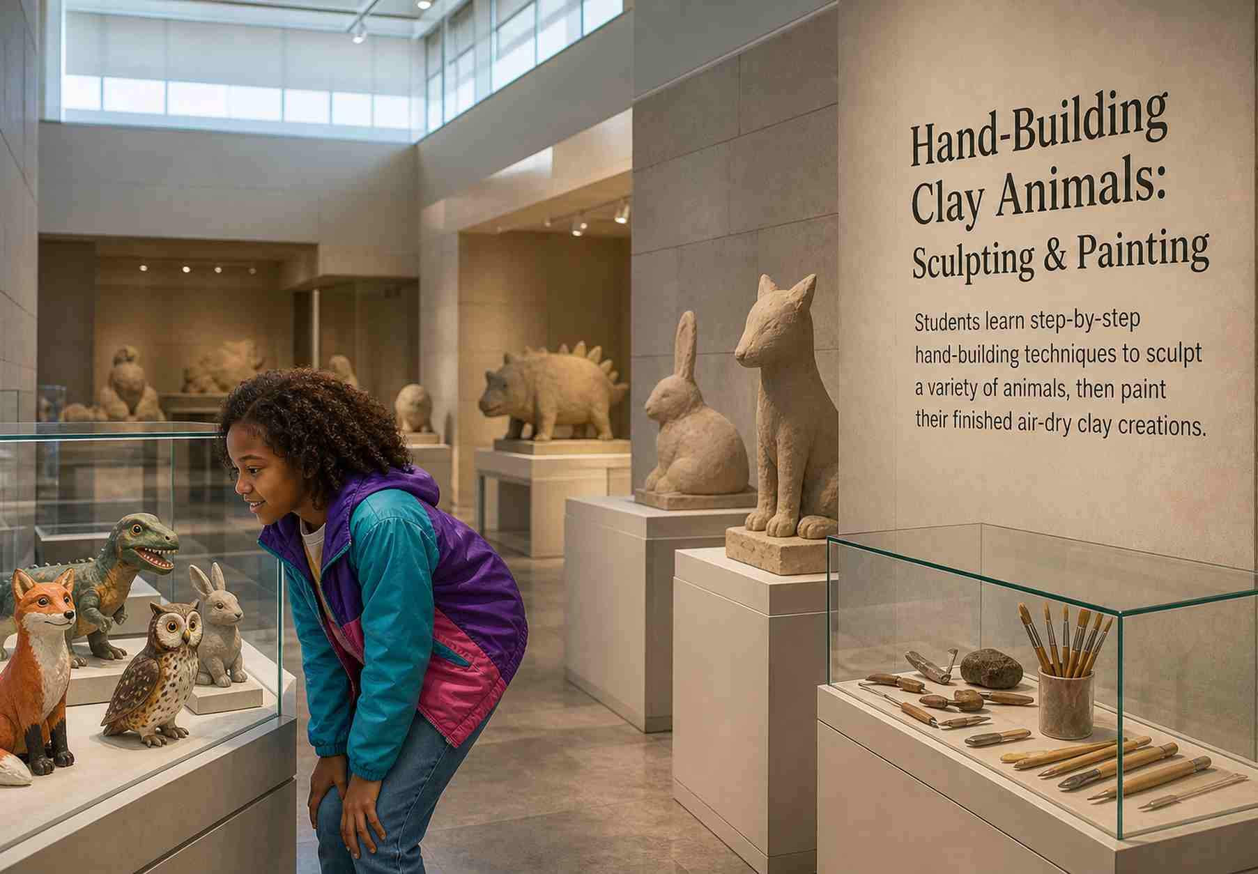 Hand-Building Clay Animals: Sculpting & Painting