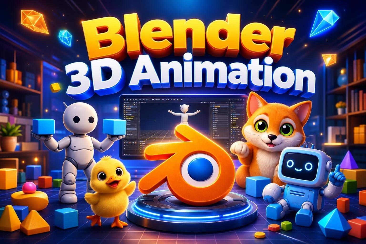 Blender 3D Animation Bootcamp: Modeling to Final Render